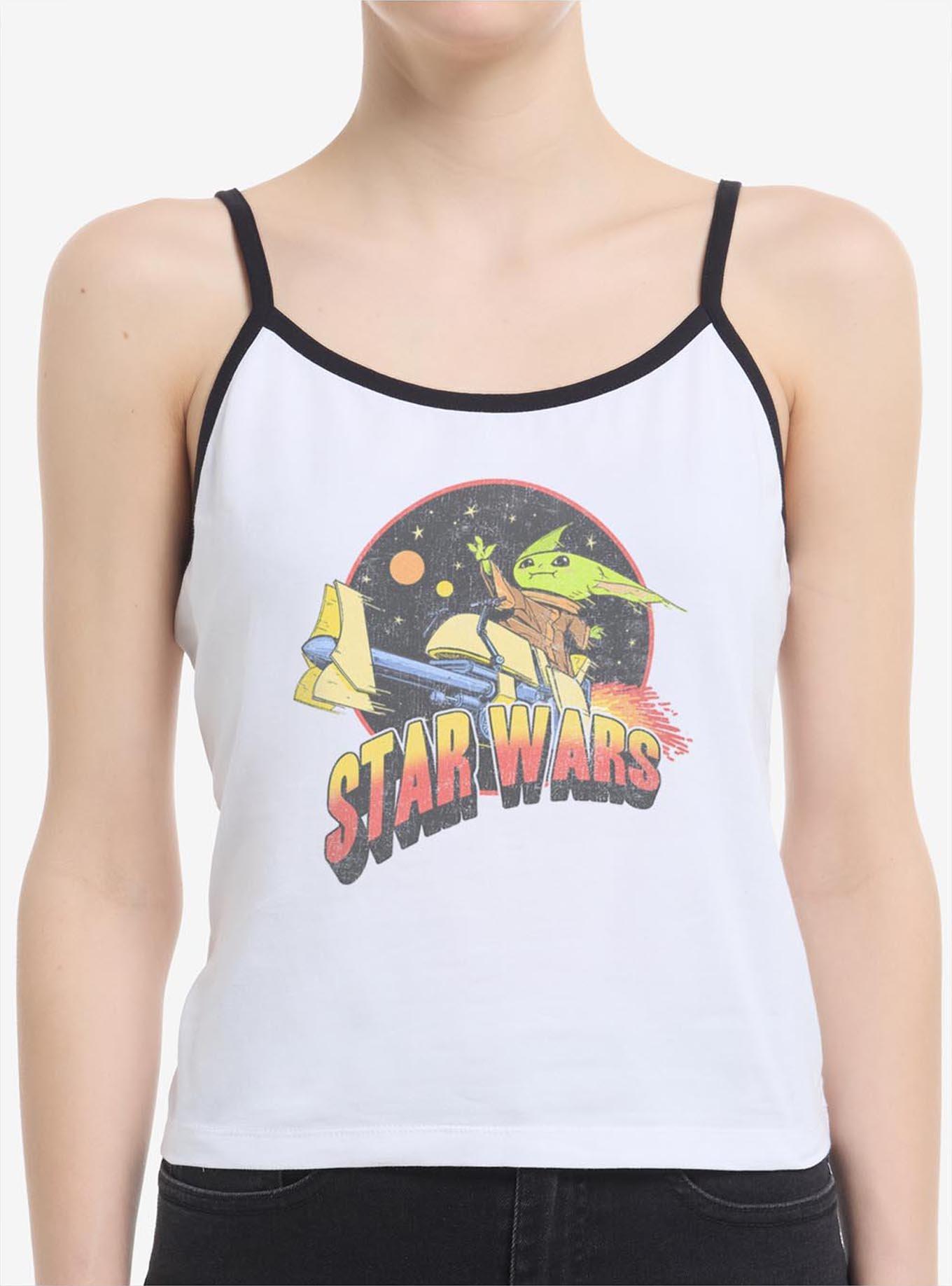 Star Wars The Mandalorian Grogu Riding In Space Womens Cami, , hi-res