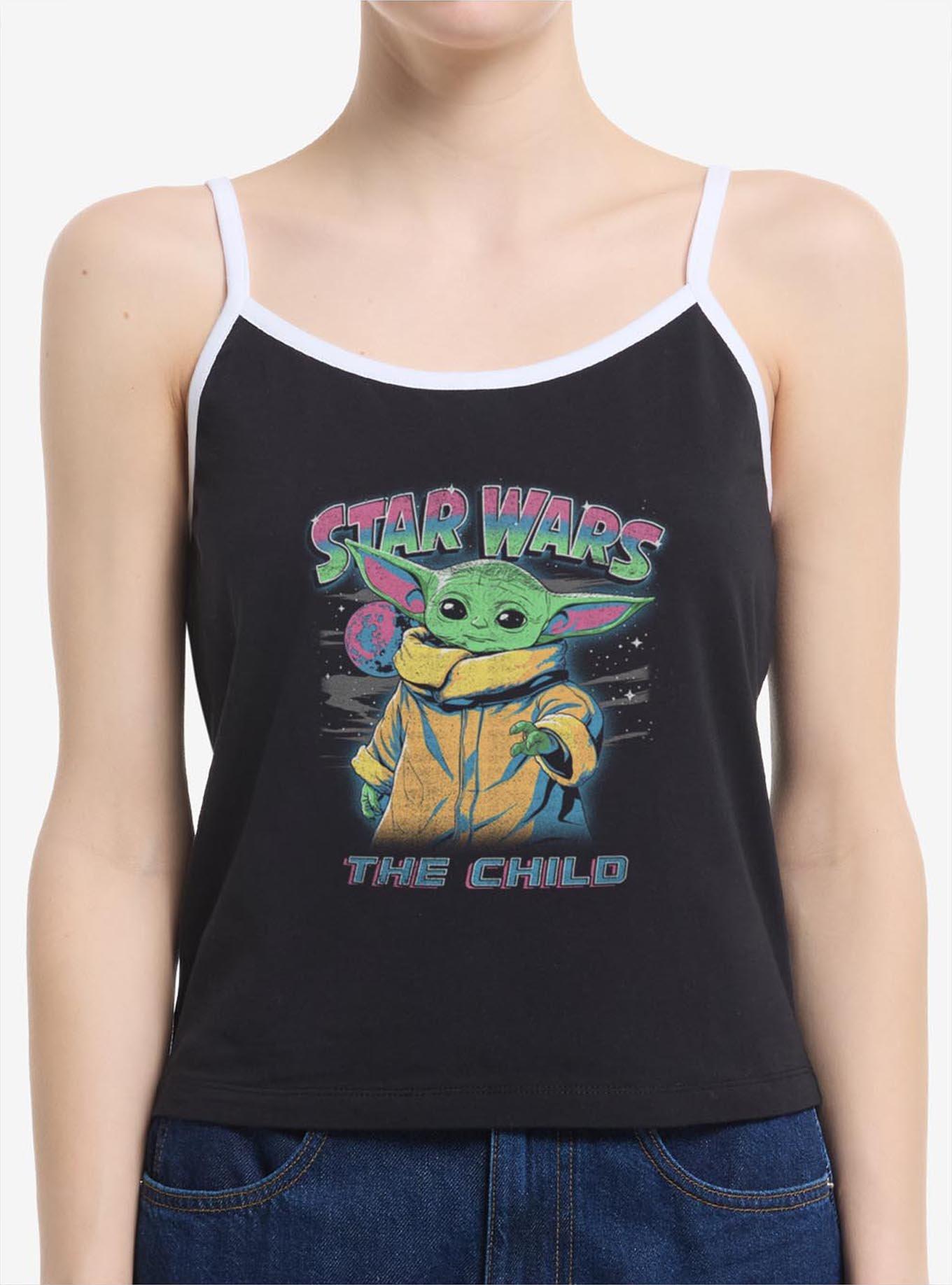 Star Wars The Mandalorian Star Wars The Child Space Design Womens Cami, , hi-res