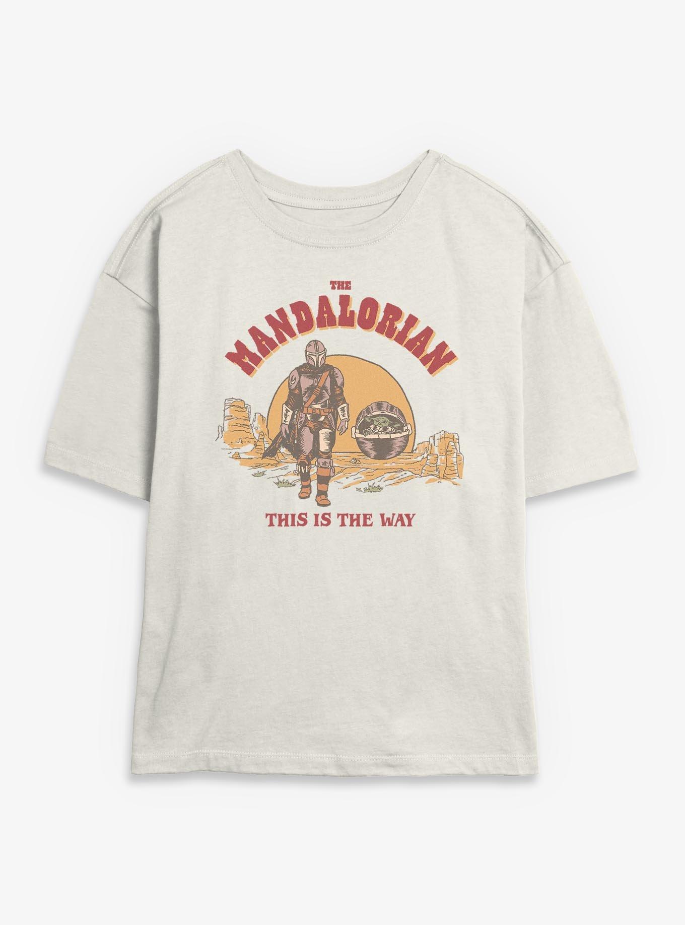 Star Wars The Mandalorian This Is The Way Sunset Womens Skimmer T-Shirt, , hi-res