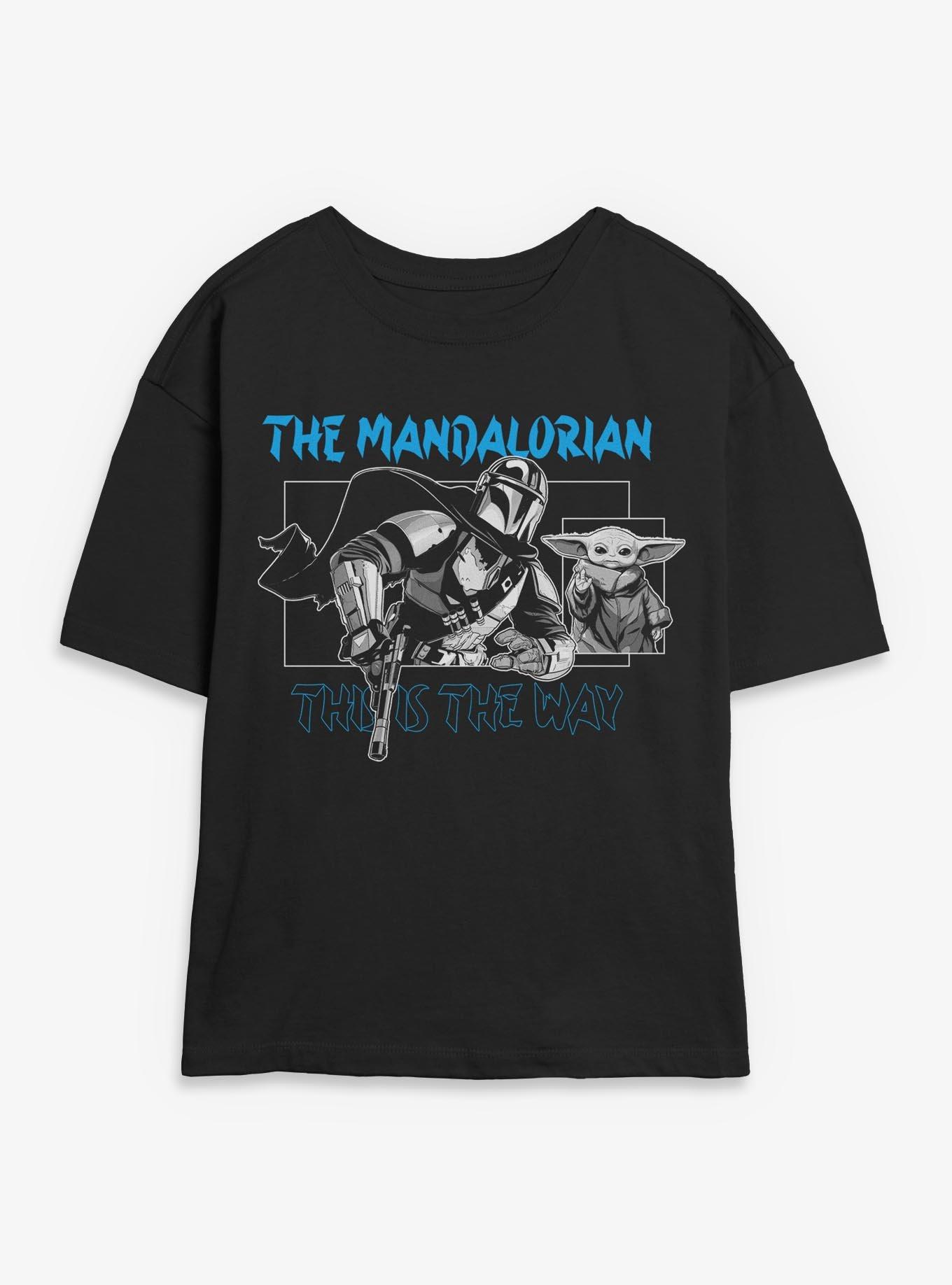 Star Wars The Mandalorian This Is The Way Geometric Frame Womens Skimmer T-Shirt, , hi-res