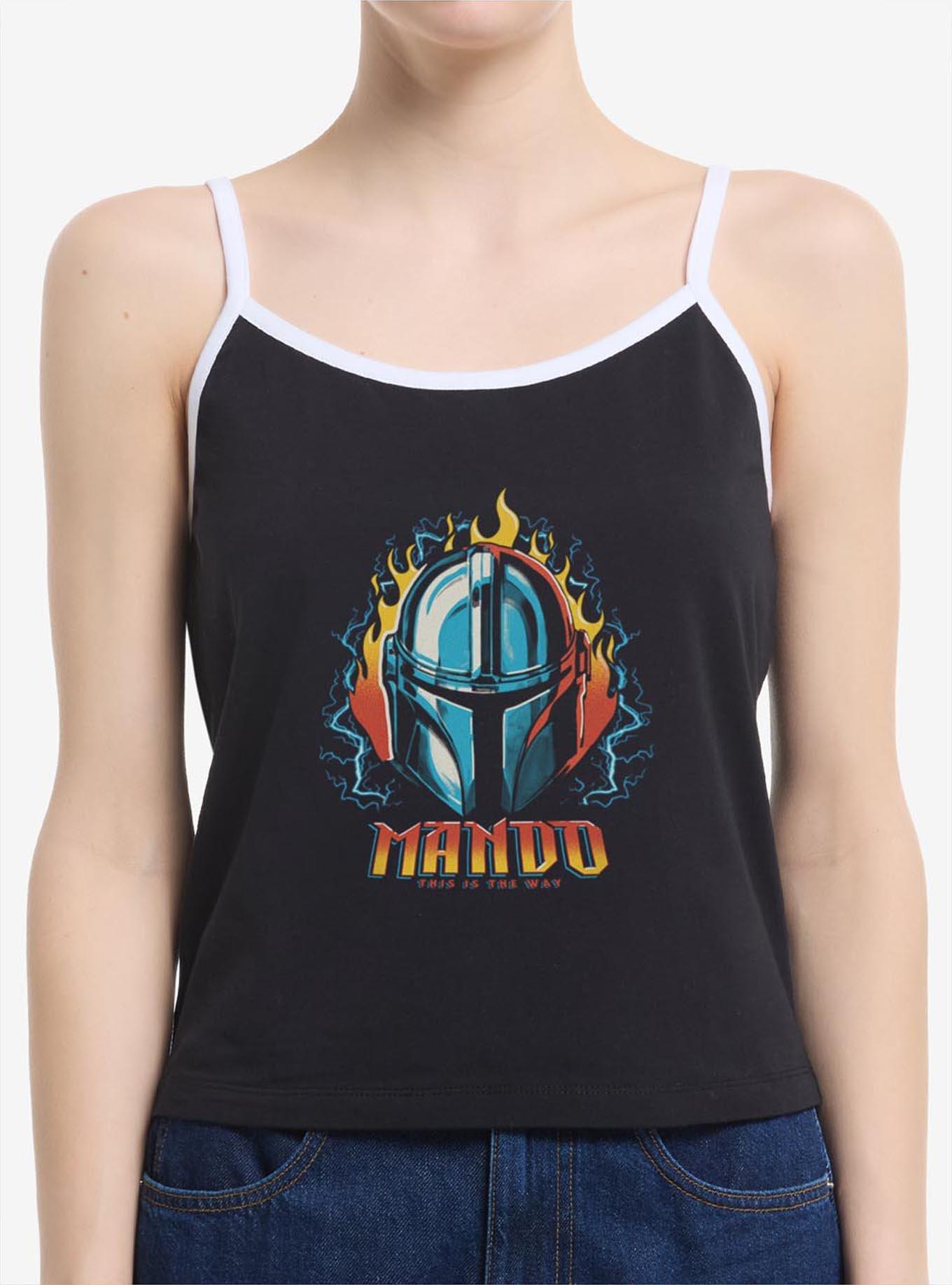 Star Wars The Mandalorian Flame Head Womens Cami, , hi-res