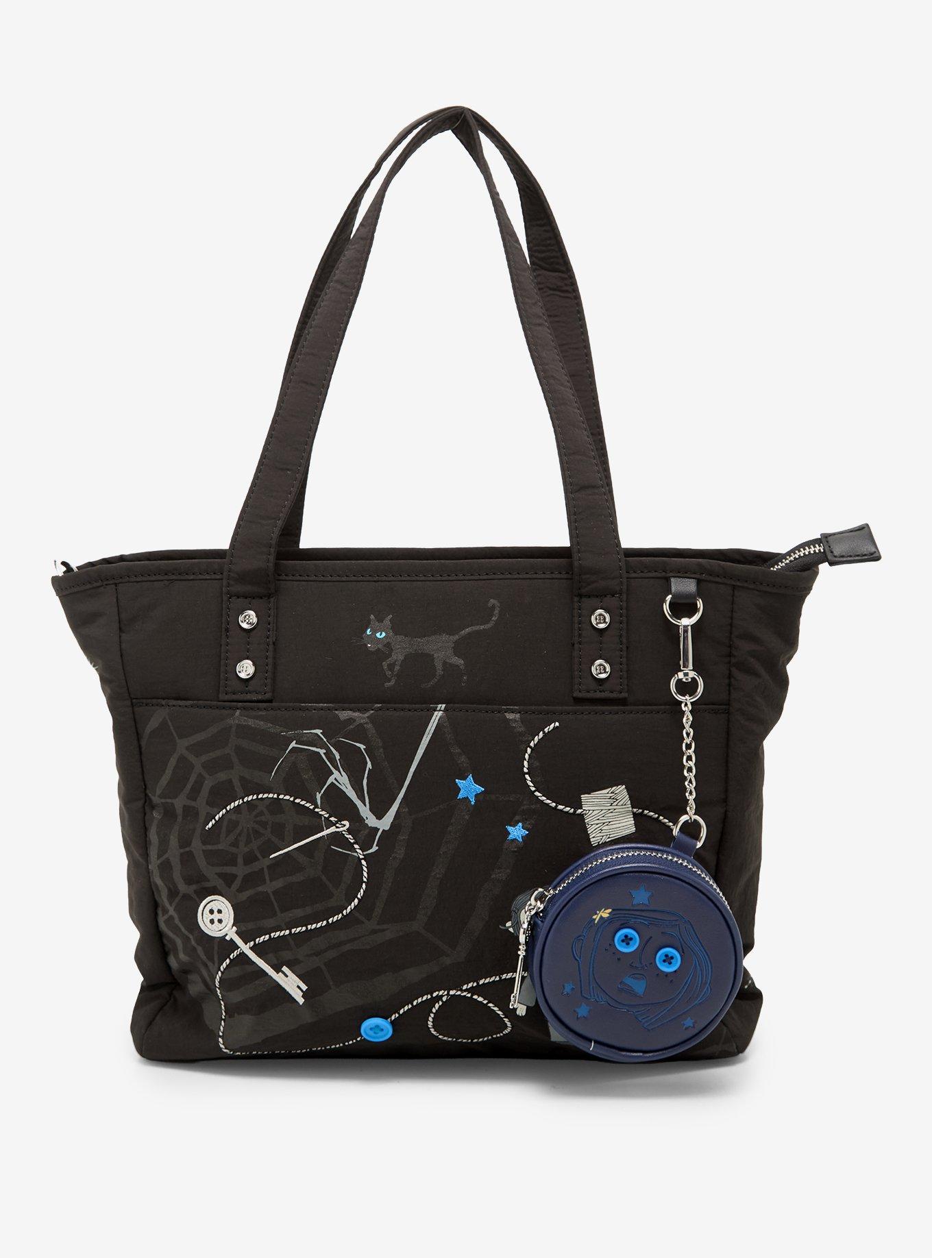 Coraline Large Tote Bag with Coin Purse - BoxLunch Exclusive