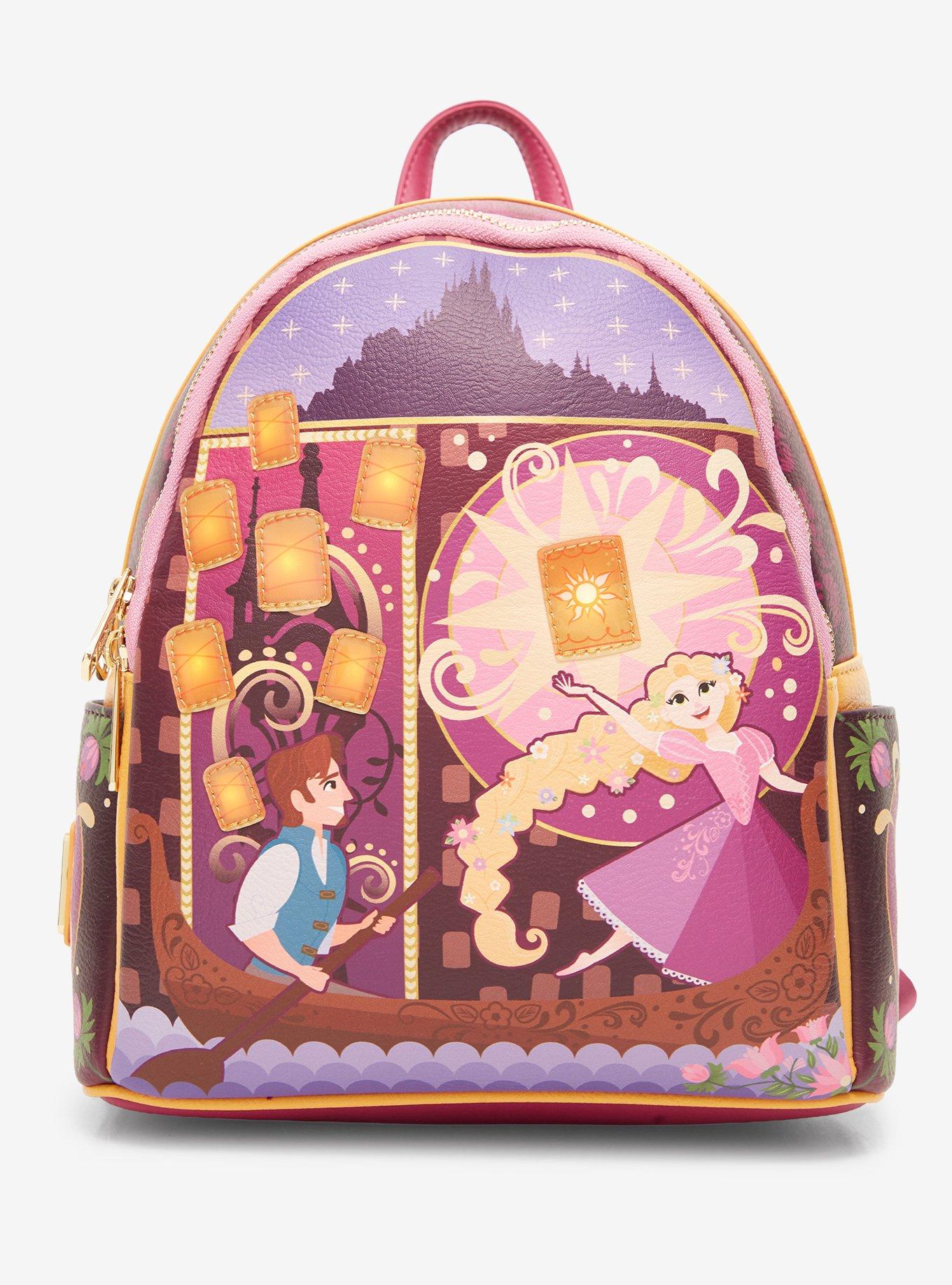 Loungefly Disney Tangled Light-Up Lantern Scene Mini Backpack - BoxLunch Exclusive