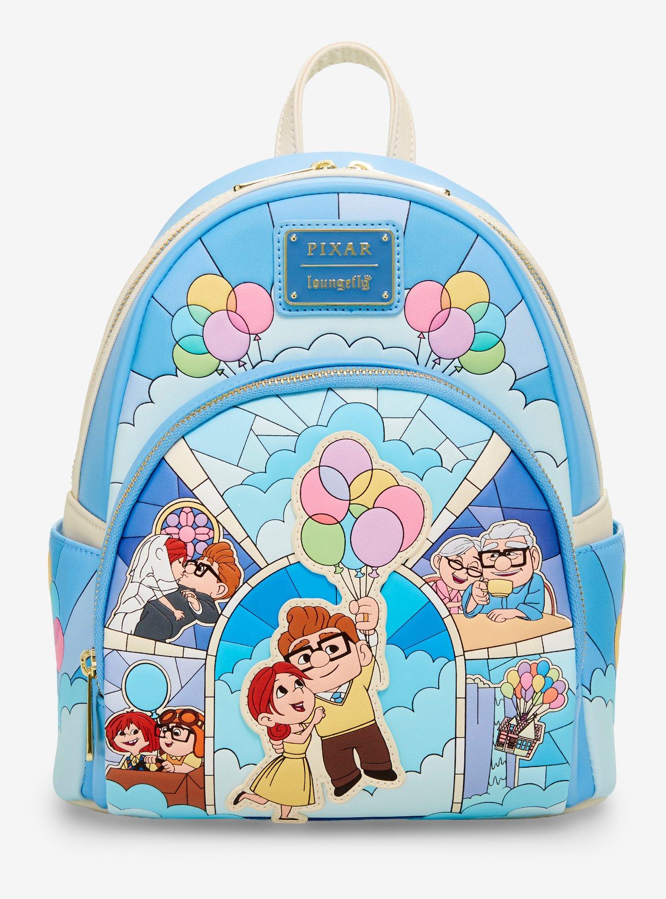 Loungefly Disney Pixar Up Carl & Ellie Stained Glass Mini Backpack — BoxLunch Exclusive