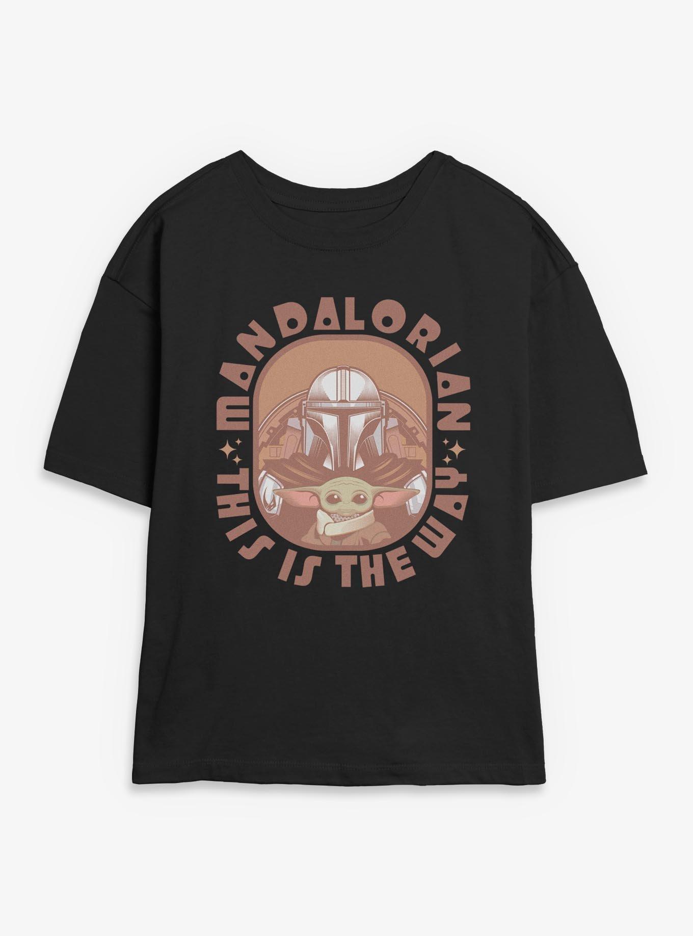 Star Wars The Mandalorian This Is The Way Frame Galactic Womens Skimmer T-Shirt, , hi-res