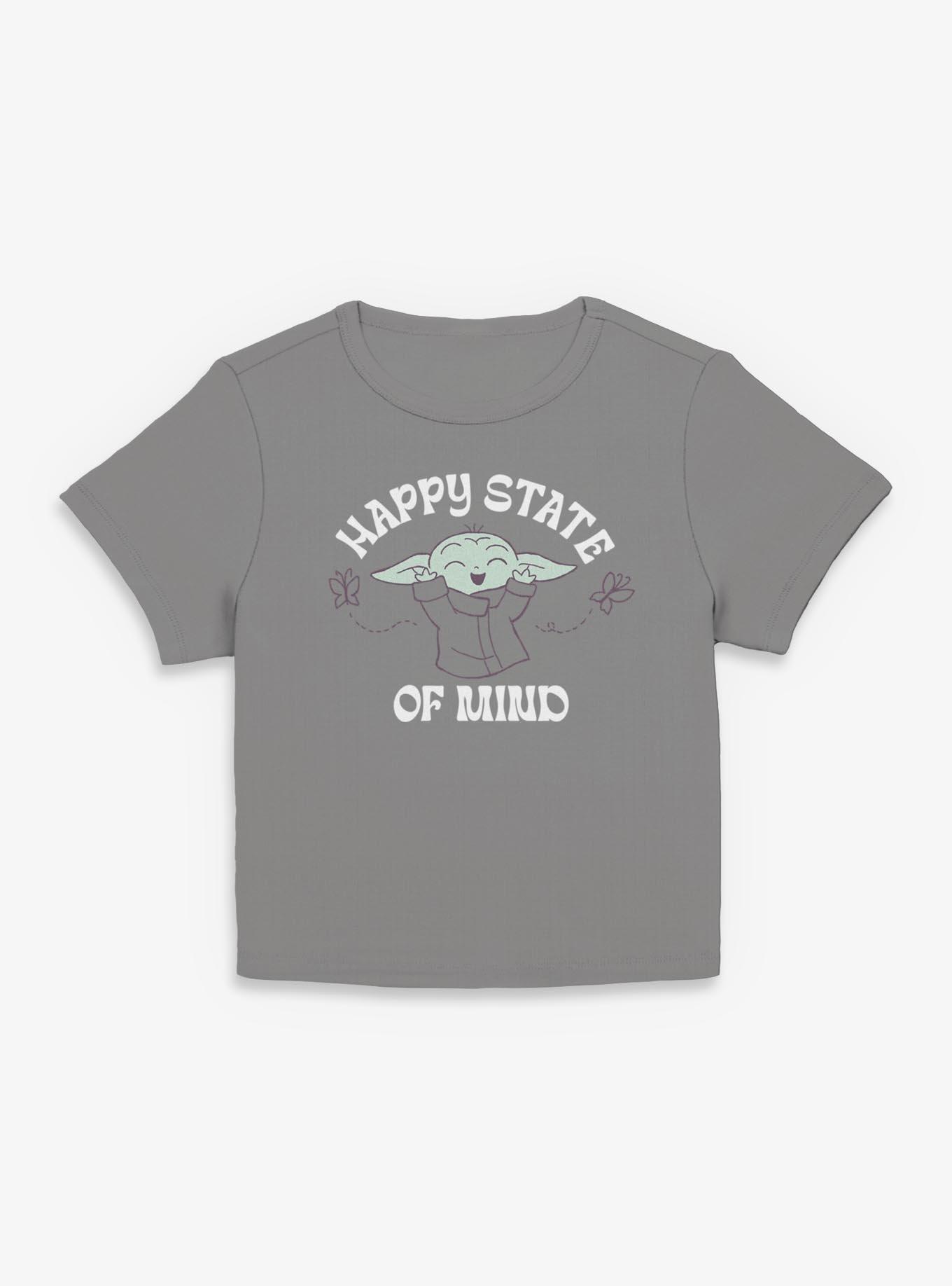 Star Wars The Mandalorian Happy State Of Mind Grogu Women Baby T-Shirt, , hi-res
