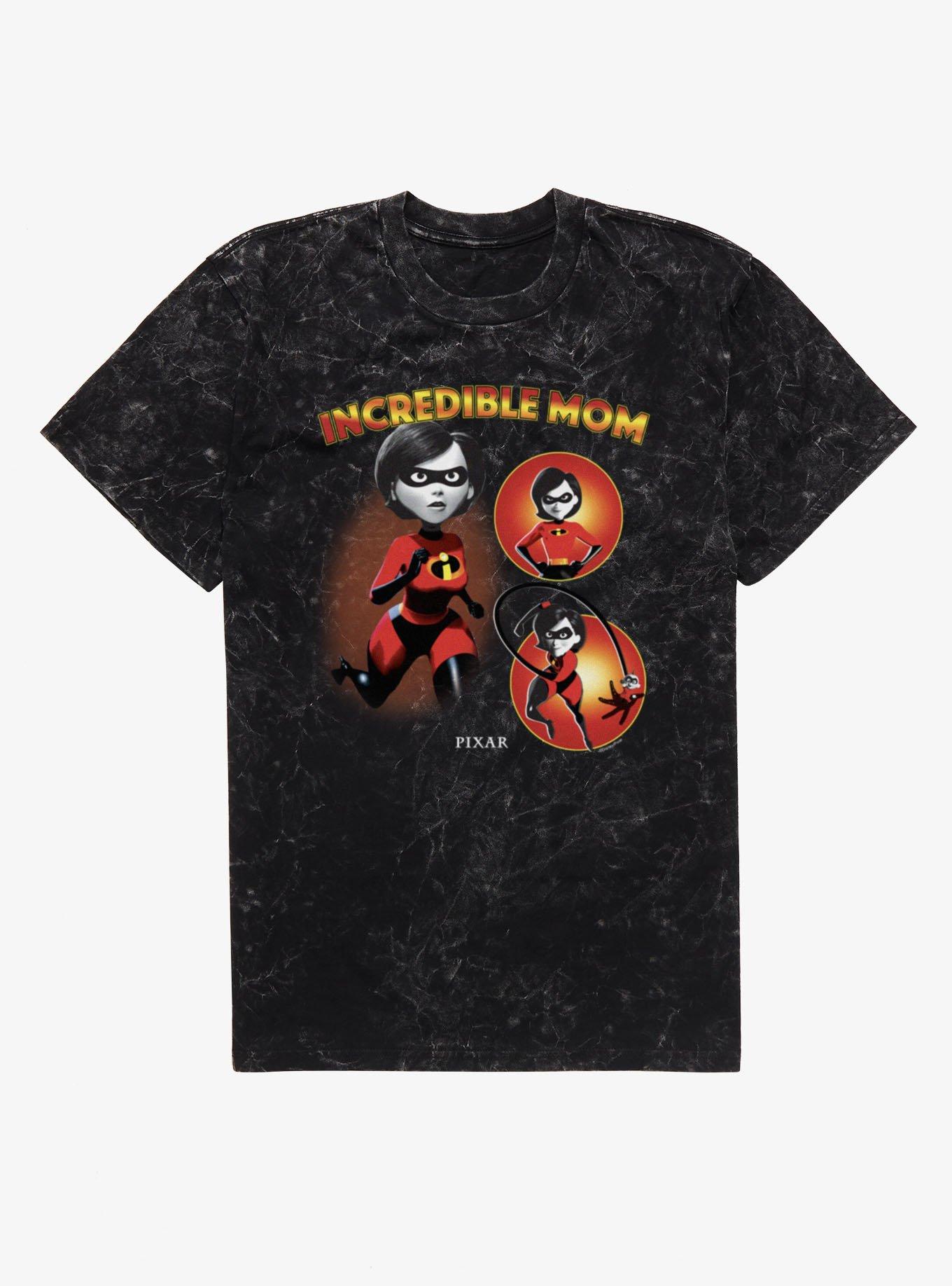 Disney Pixar The Incredibles Mom To The Rescue Bubbles Mineral Wash T-Shirt