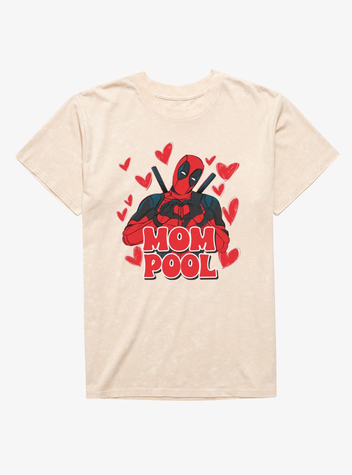 Marvel Deadpool Loves Mom Pool Mineral Wash T-Shirt, , hi-res