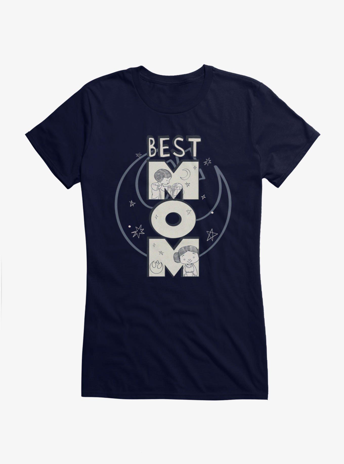 Star Wars Best Mom Leia Rebel Girls T-Shirt, , hi-res