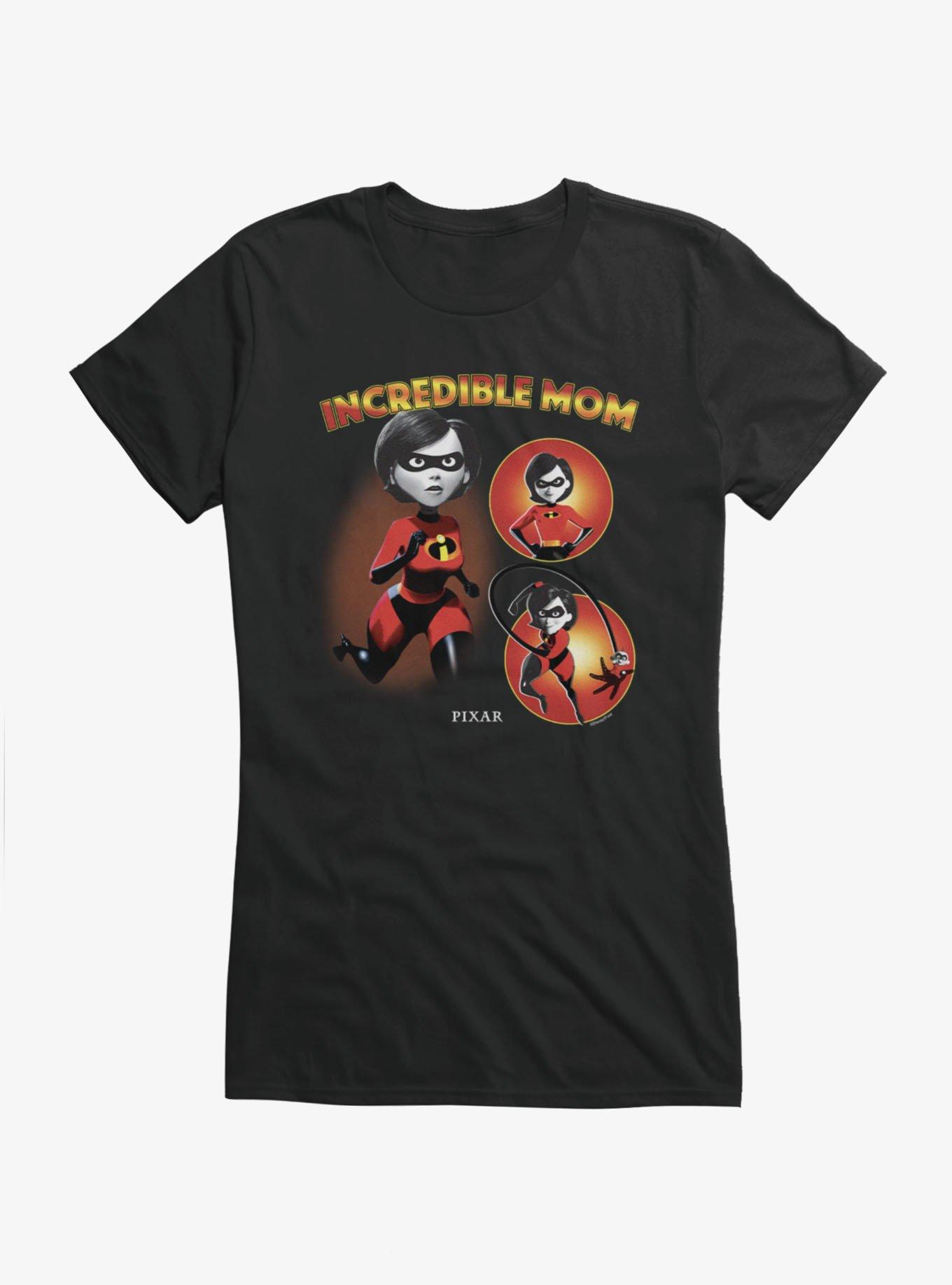 Disney Pixar The Incredibles Mom To The Rescue Bubbles Girls T-Shirt, BLACK, hi-res