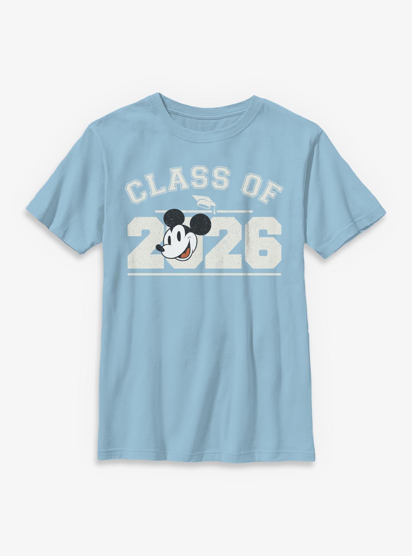 Disney Mickey Mouse Class Of 2026 Collegiate Youth T-Shirt, , hi-res