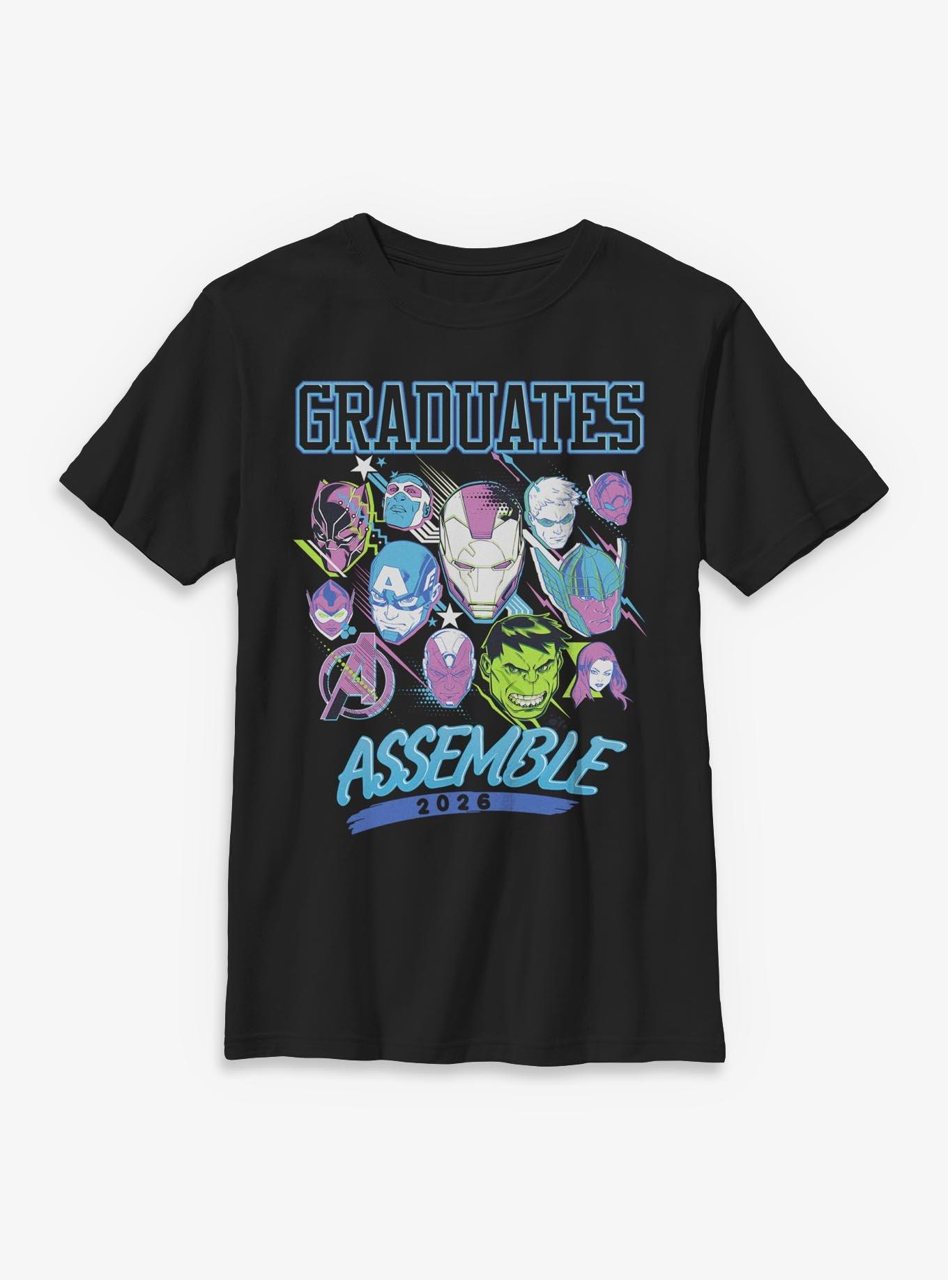 Marvel Avengers Graduates Assemble 2026 Youth T-Shirt, , hi-res