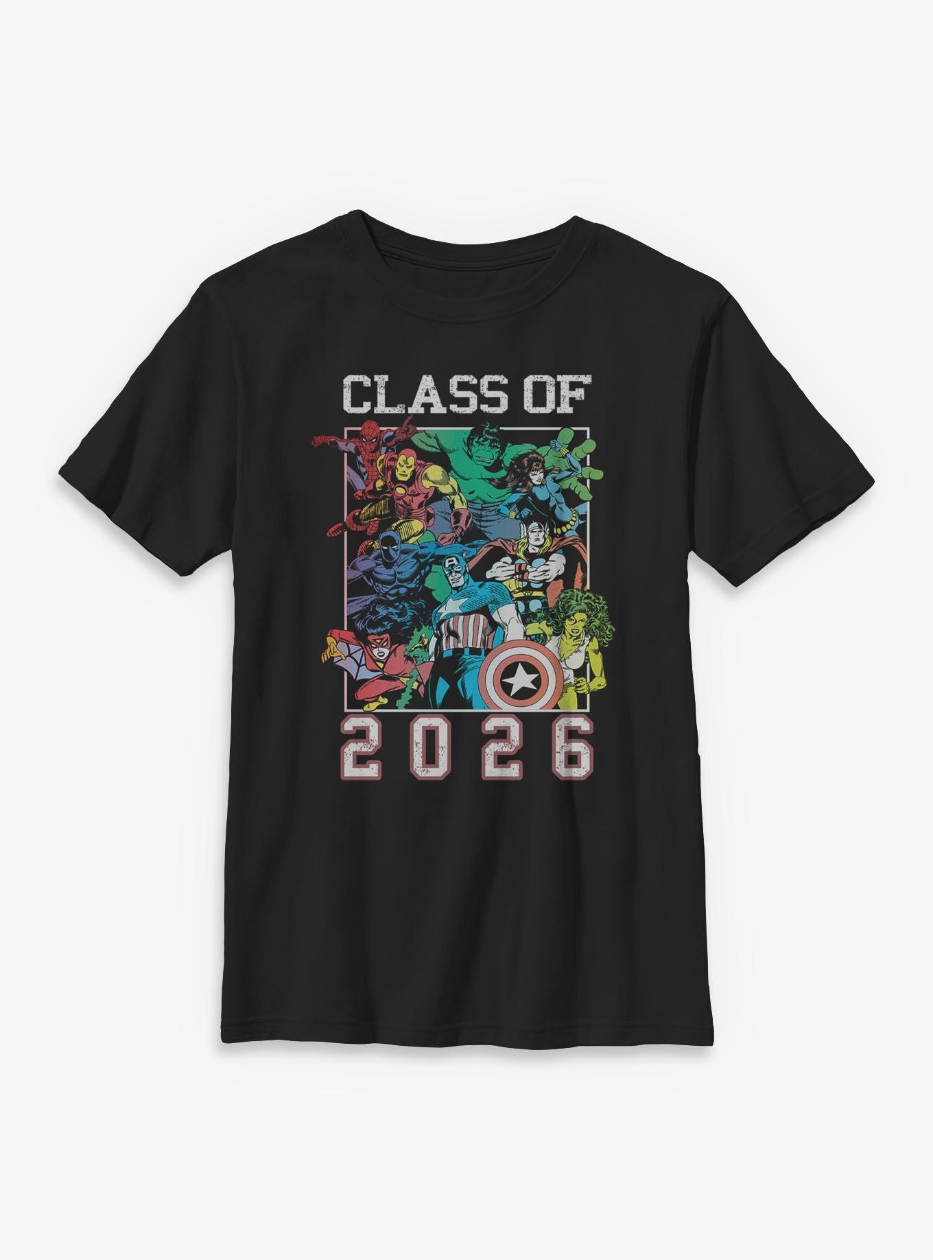 Marvel Class Of 2026 Group Youth T-Shirt, , hi-res