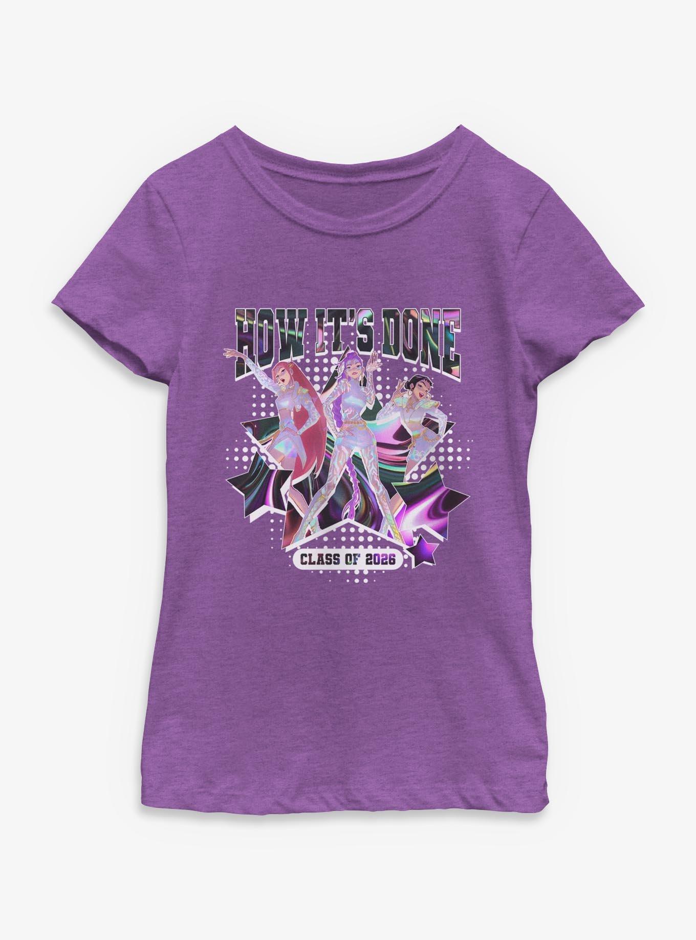 KPop Demon Hunters How It's Done Class Of 2026 Youth Girls T-Shirt, , hi-res