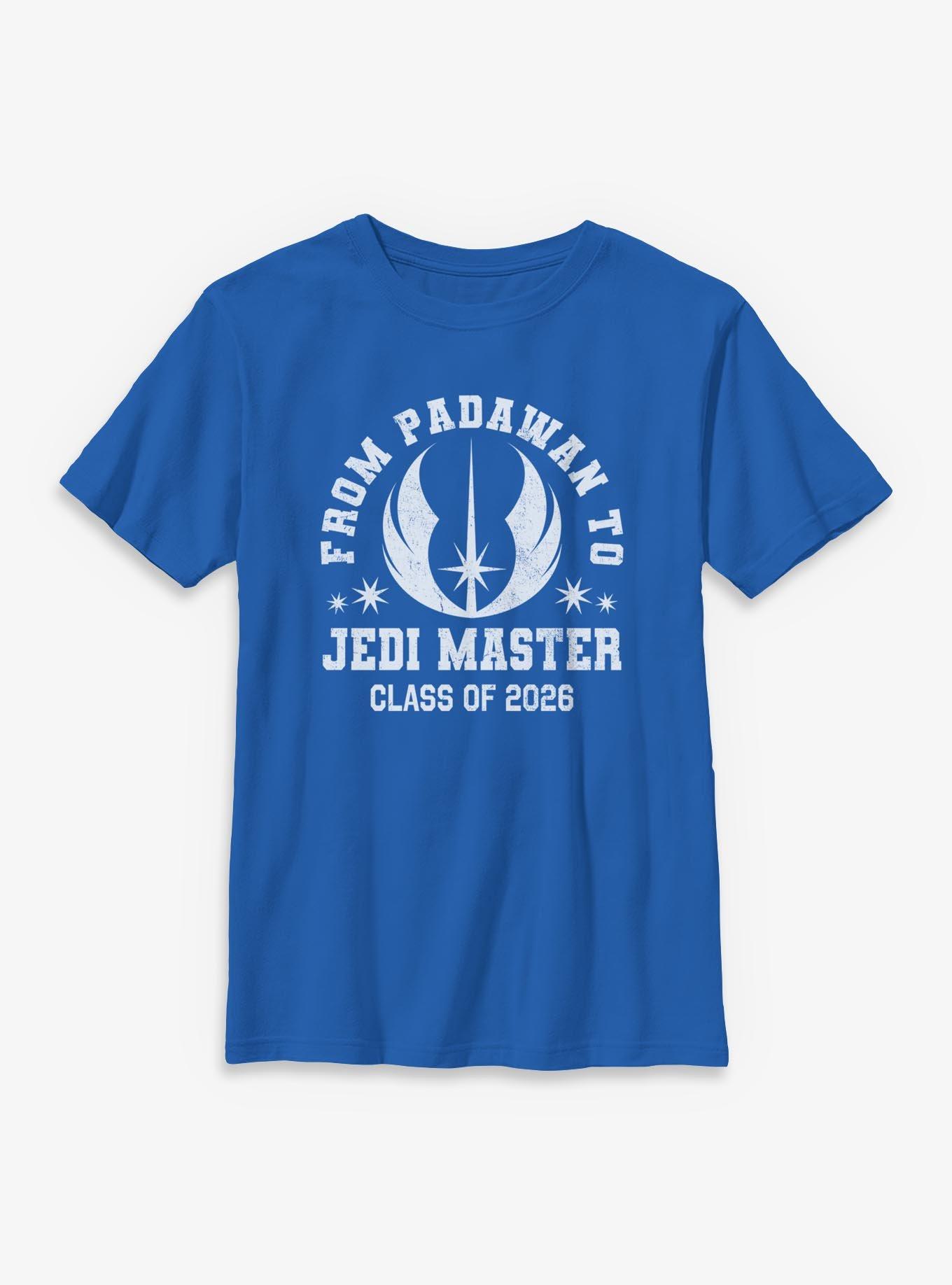 Star Wars Padawan To Jedi Master Class Of 2026 Youth T-Shirt, , hi-res