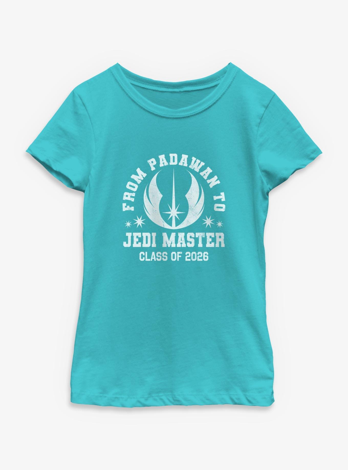 Star Wars Padawan To Jedi Master Class Of 2026 Youth Girls T-Shirt, , hi-res