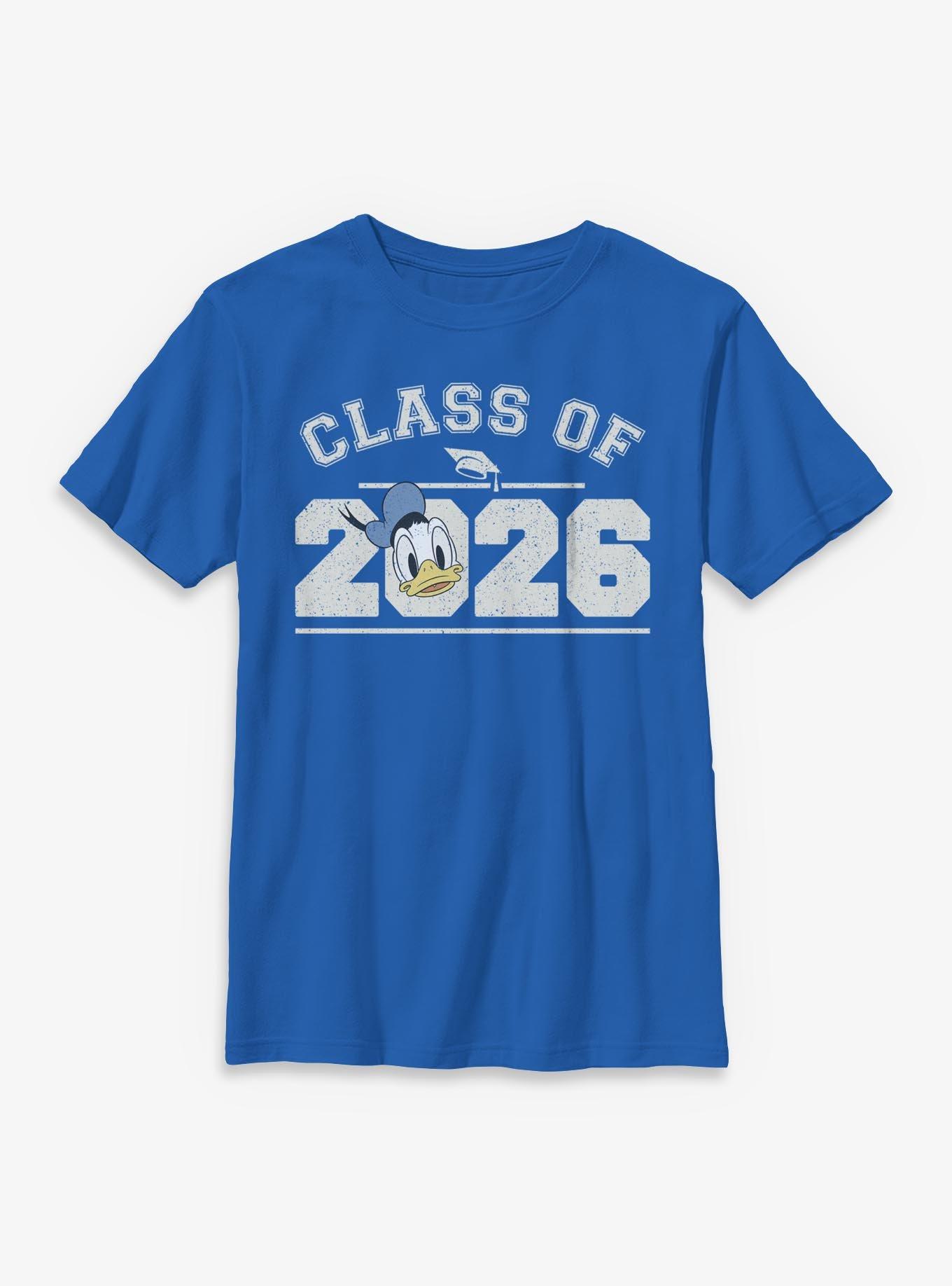 Disney Donald Duck Class Of 2026 Collegiate Youth T-Shirt, , hi-res