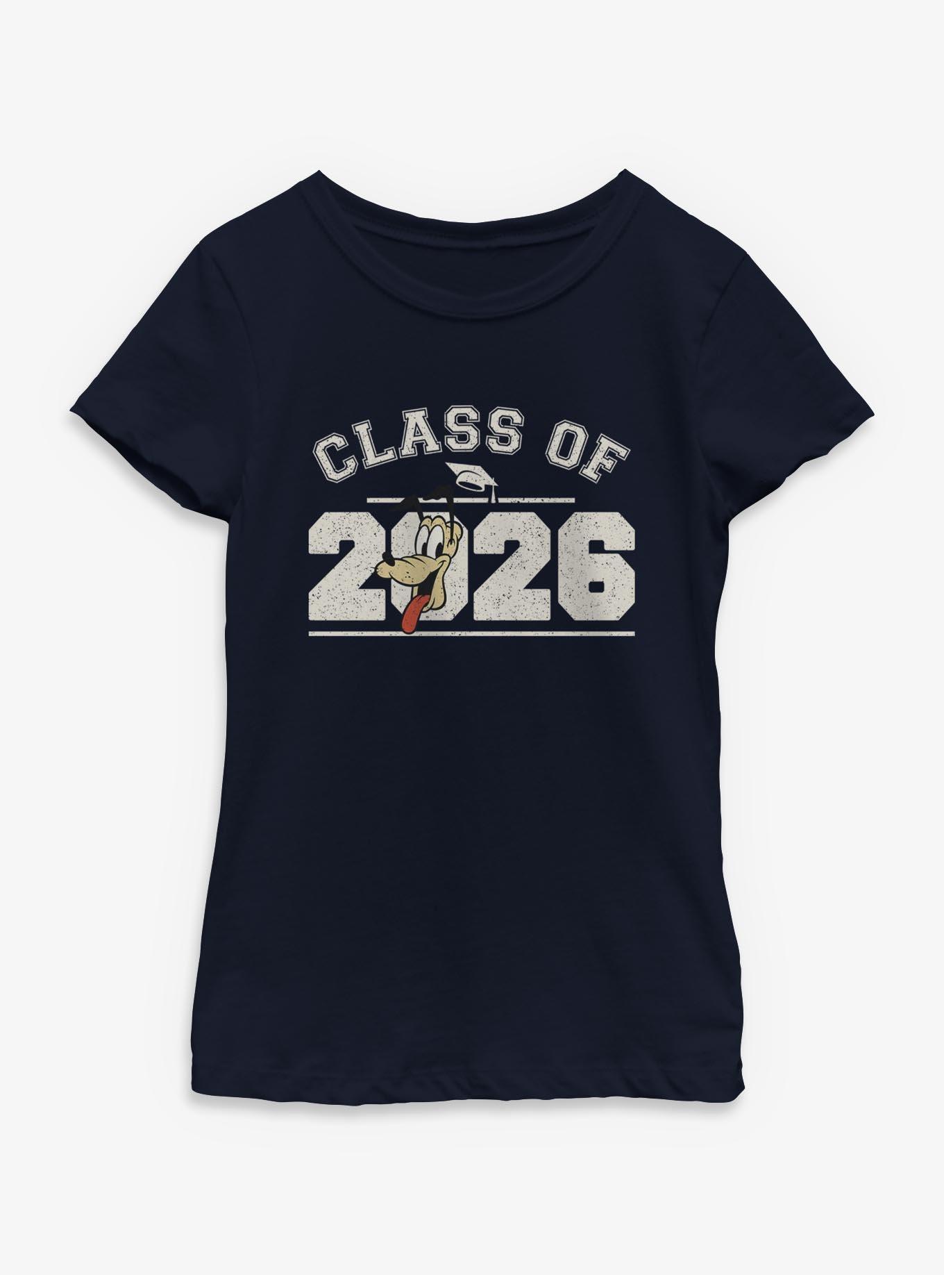 Disney Pluto Class Of 2026 Collegiate Youth Girls T-Shirt, , hi-res