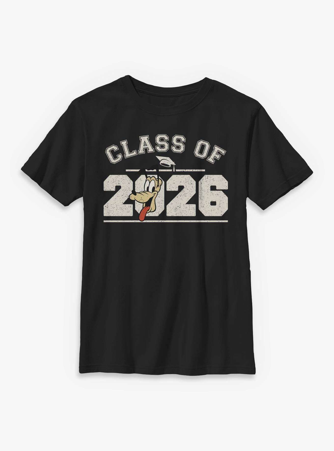 Disney Pluto Class Of 2026 Collegiate Youth T-Shirt, , hi-res