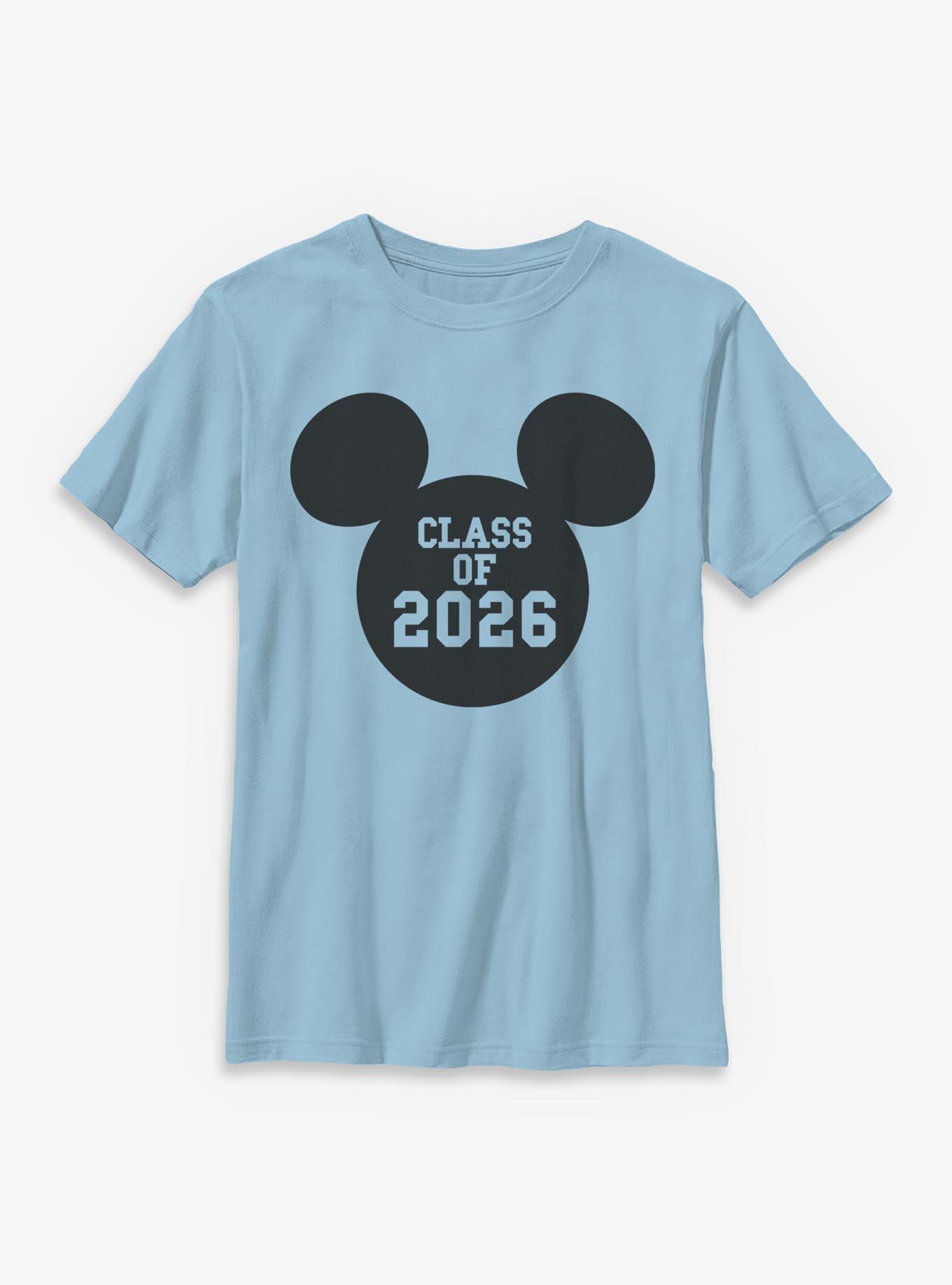 Disney Mickey Mouse Head Class Of 2026 Youth T-Shirt, , hi-res
