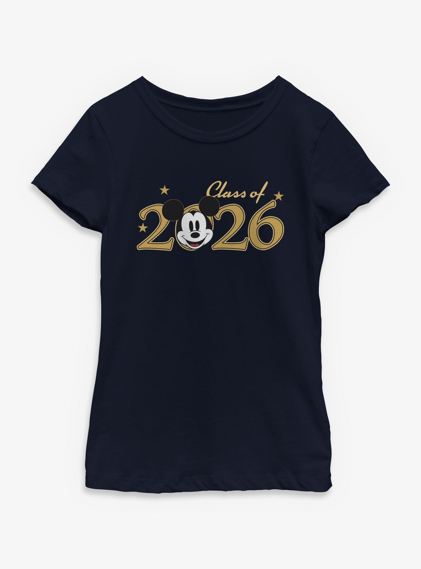 Disney Mickey Mouse Class Of 2026 Stars Youth Girls T-Shirt, , hi-res