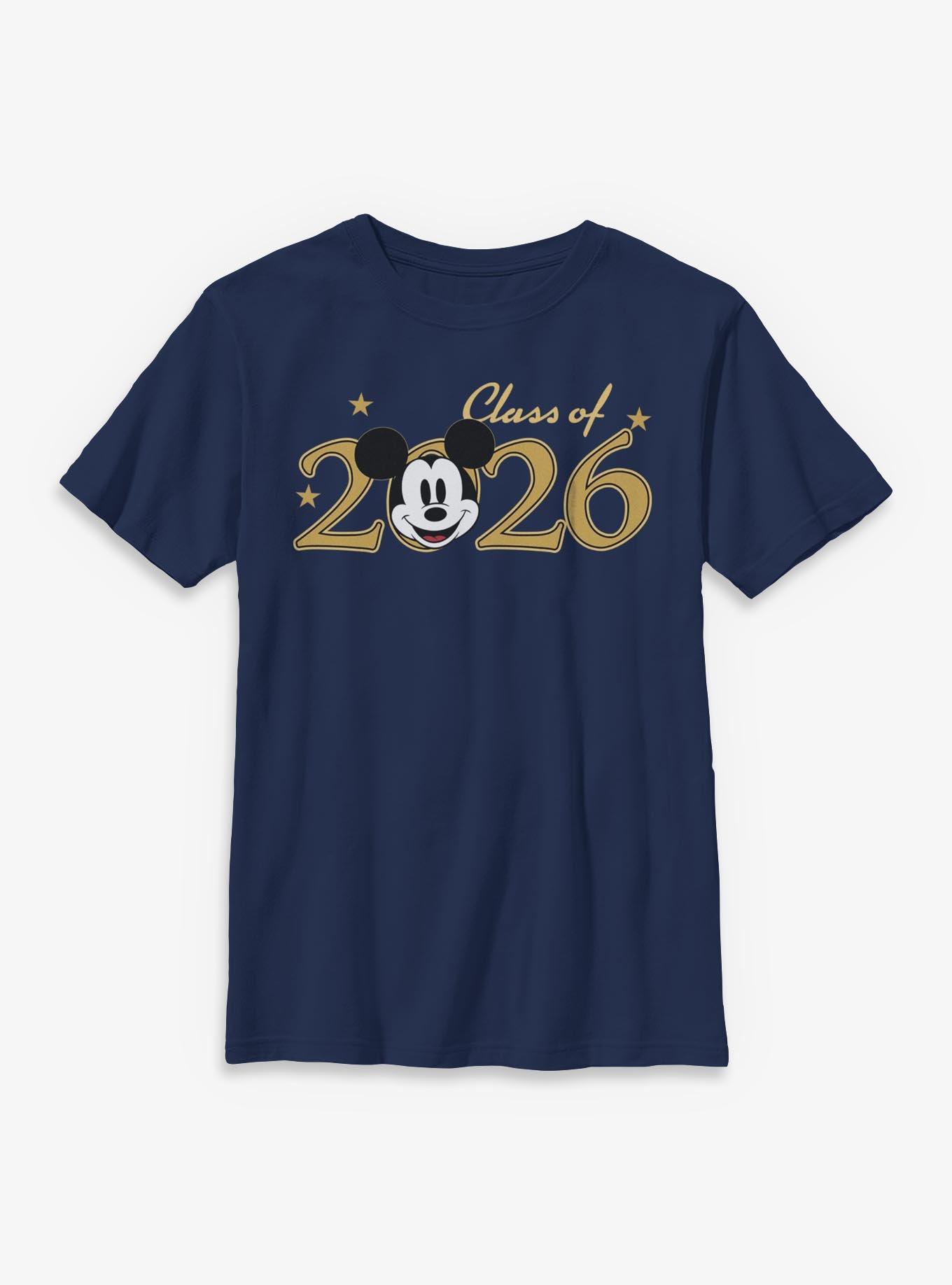 Disney Mickey Mouse Class Of 2026 Stars Youth T-Shirt, , hi-res