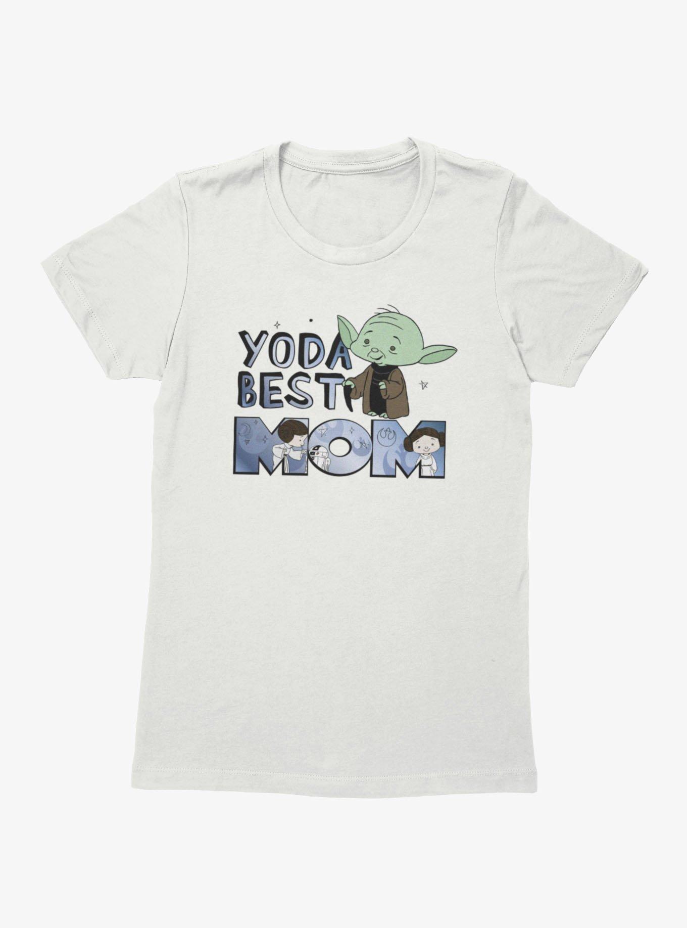 Star Wars Yoda Best Mom Cartoon Womens T-Shirt, , hi-res