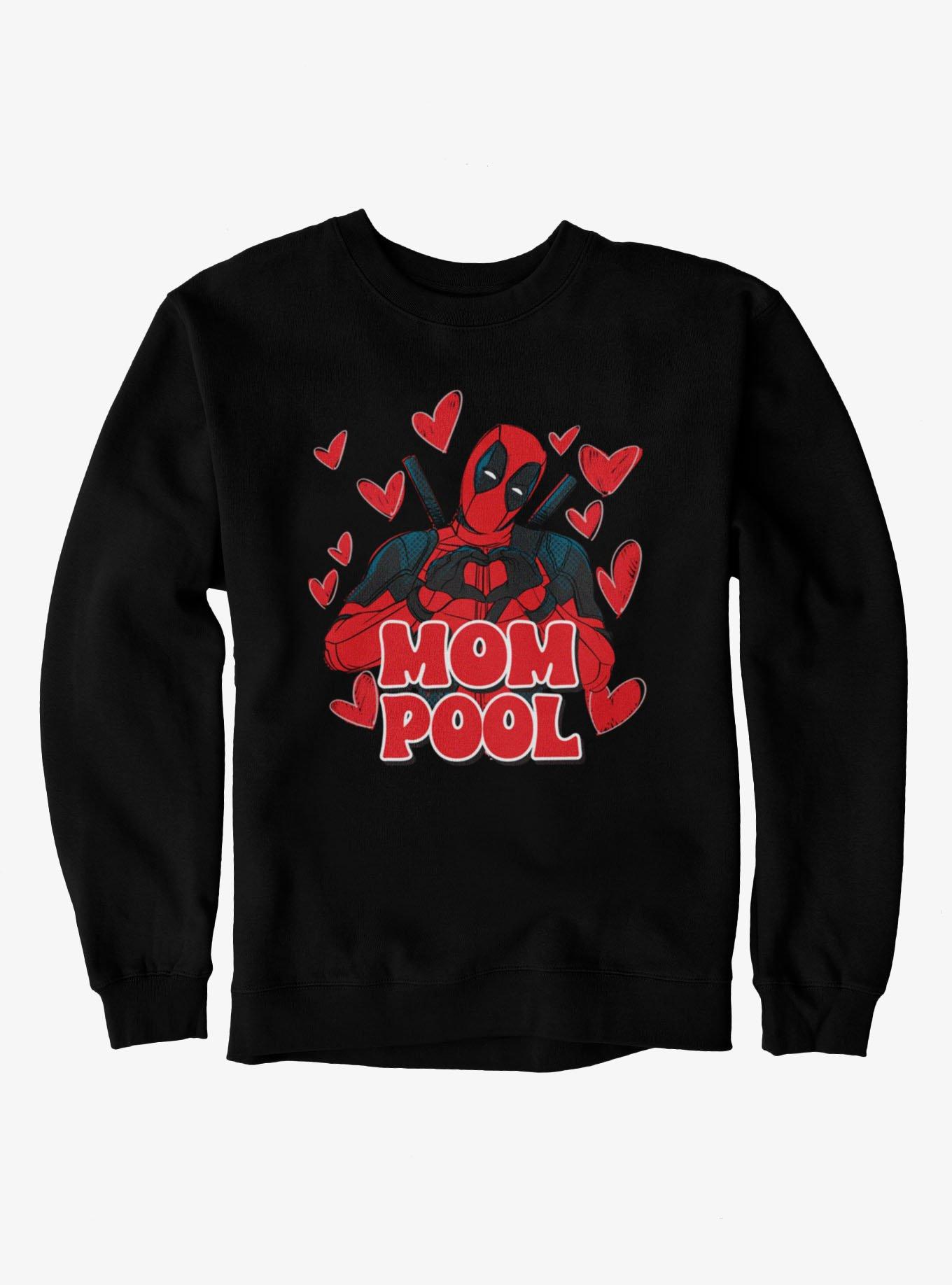 Marvel Deadpool Loves Mom Pool Sweatshirt, , hi-res