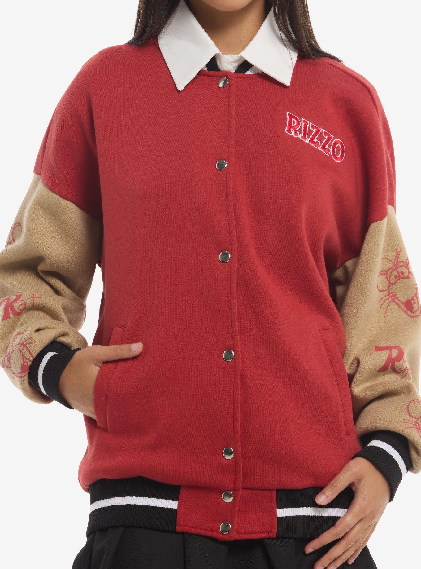 Disney The Muppets Rizzo Girls Oversized Varsity Jacket