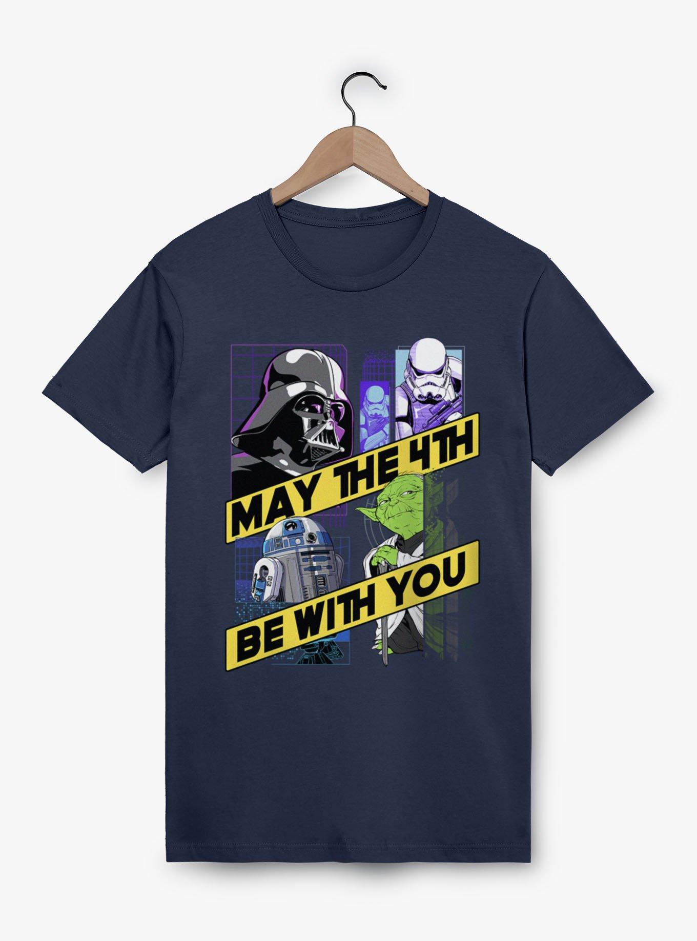 Star Wars May The 4th Be With You Diagonal Banner T-Shirt, , hi-res