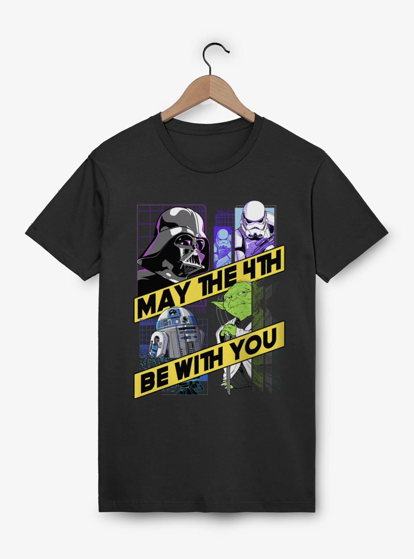 Star Wars May The 4th Be With You Diagonal Banner T-Shirt