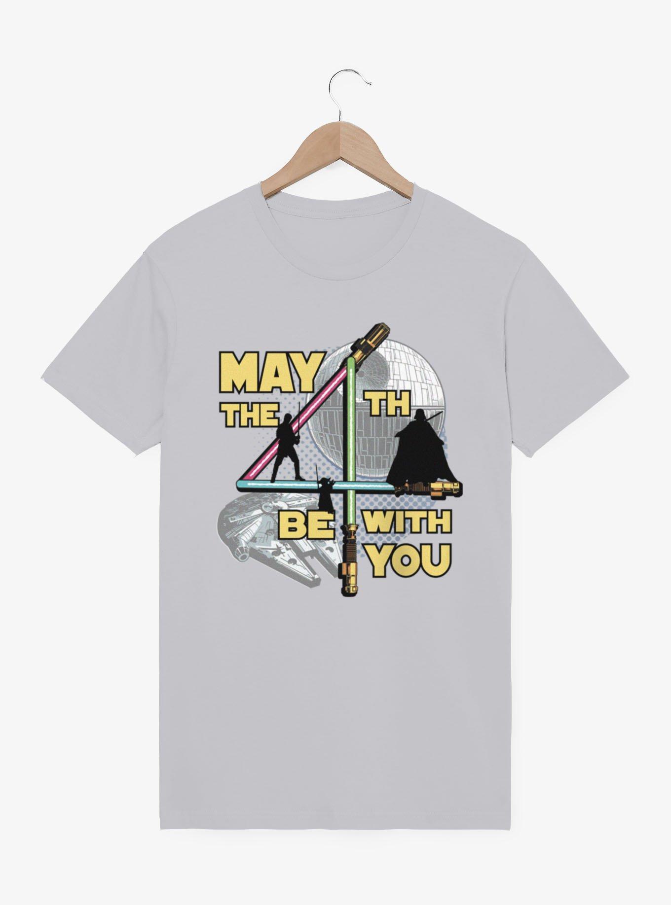 Star Wars May The 4th Be With You Lightsaber 4 Silhouettes T-Shirt, , hi-res