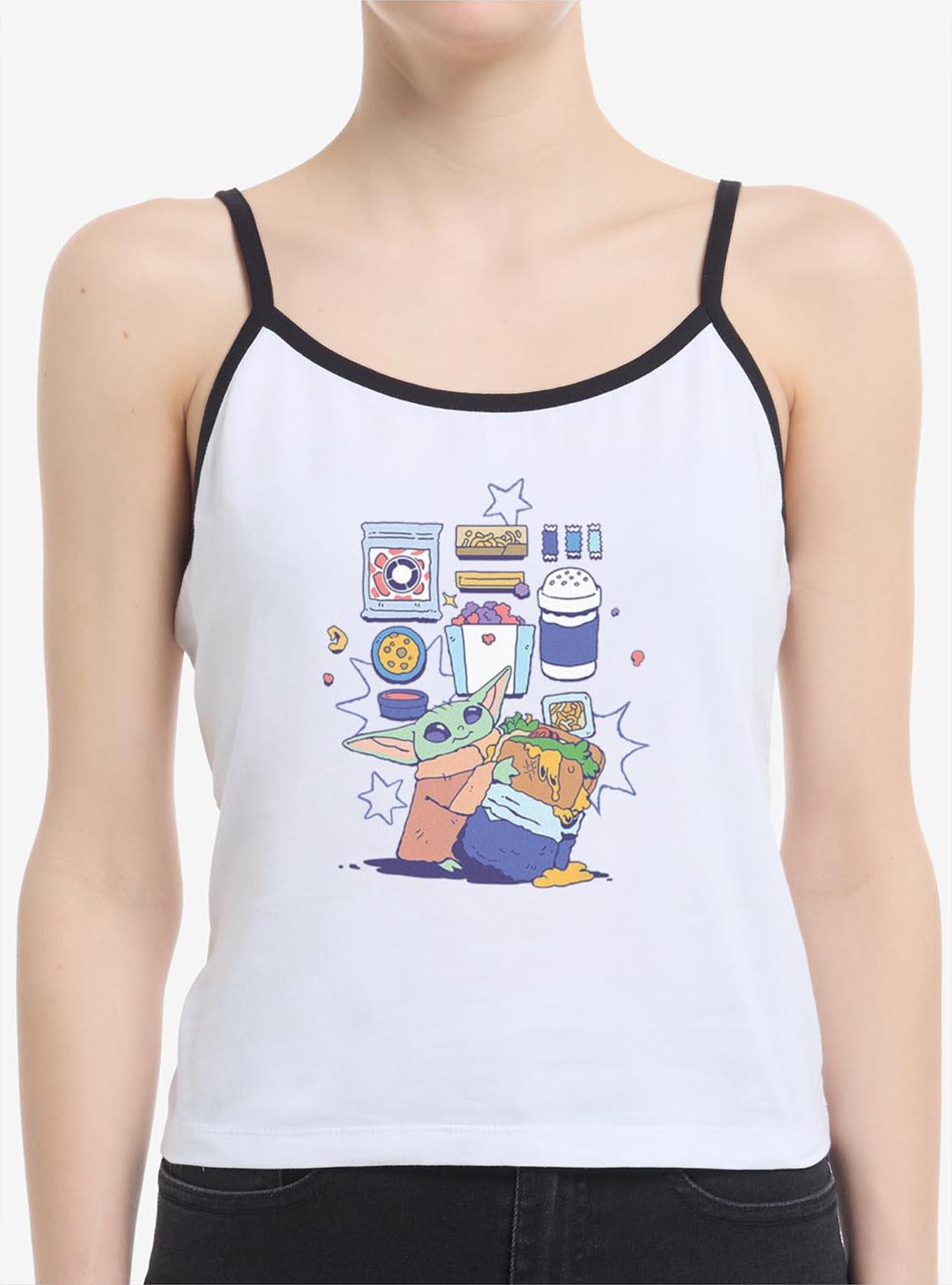 Star Wars: The Mandalorian And Grogu Grogu Enjoying Snacks Womens Cami, , hi-res