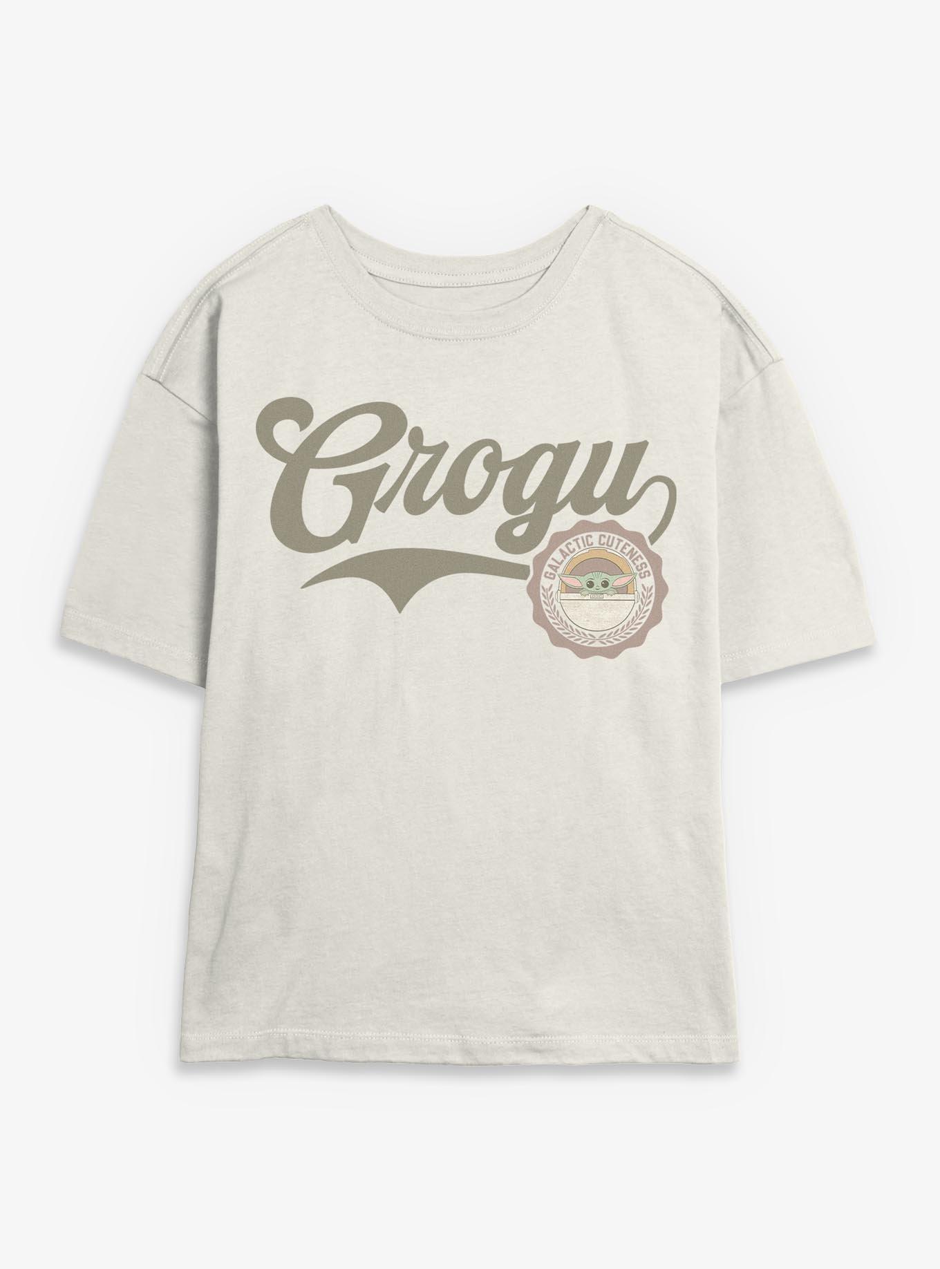 Star Wars The Mandalorian Grogu Galactic Cuteness Womens Skimmer T-Shirt, , hi-res