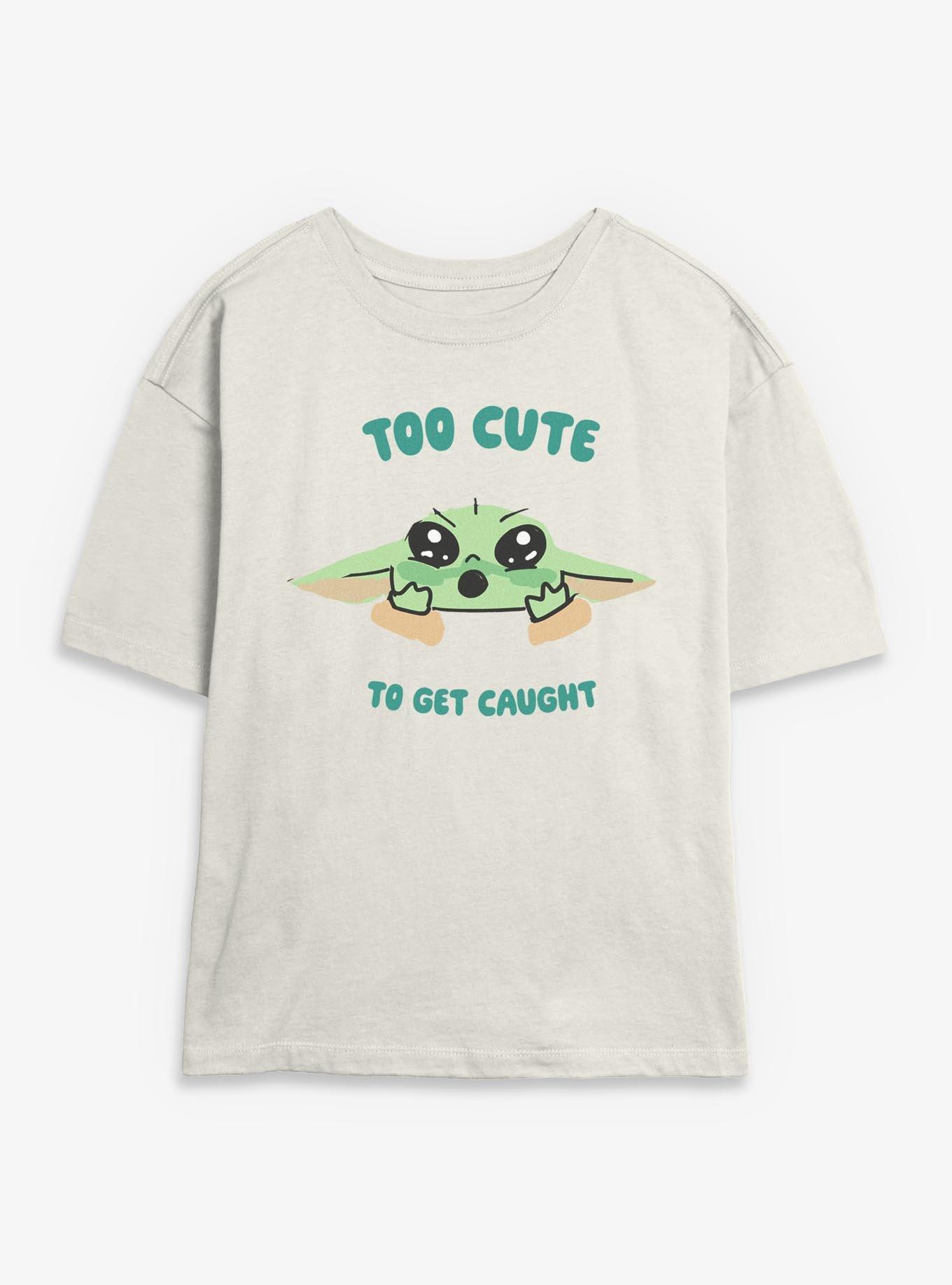 Star Wars: The Mandalorian And Grogu Too Cute Womens Skimmer T-Shirt, EGRET, hi-res view 1