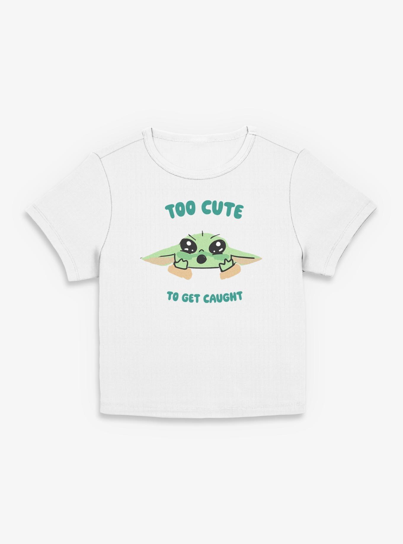 Star Wars: The Mandalorian And Grogu Too Cute Women Baby T-Shirt