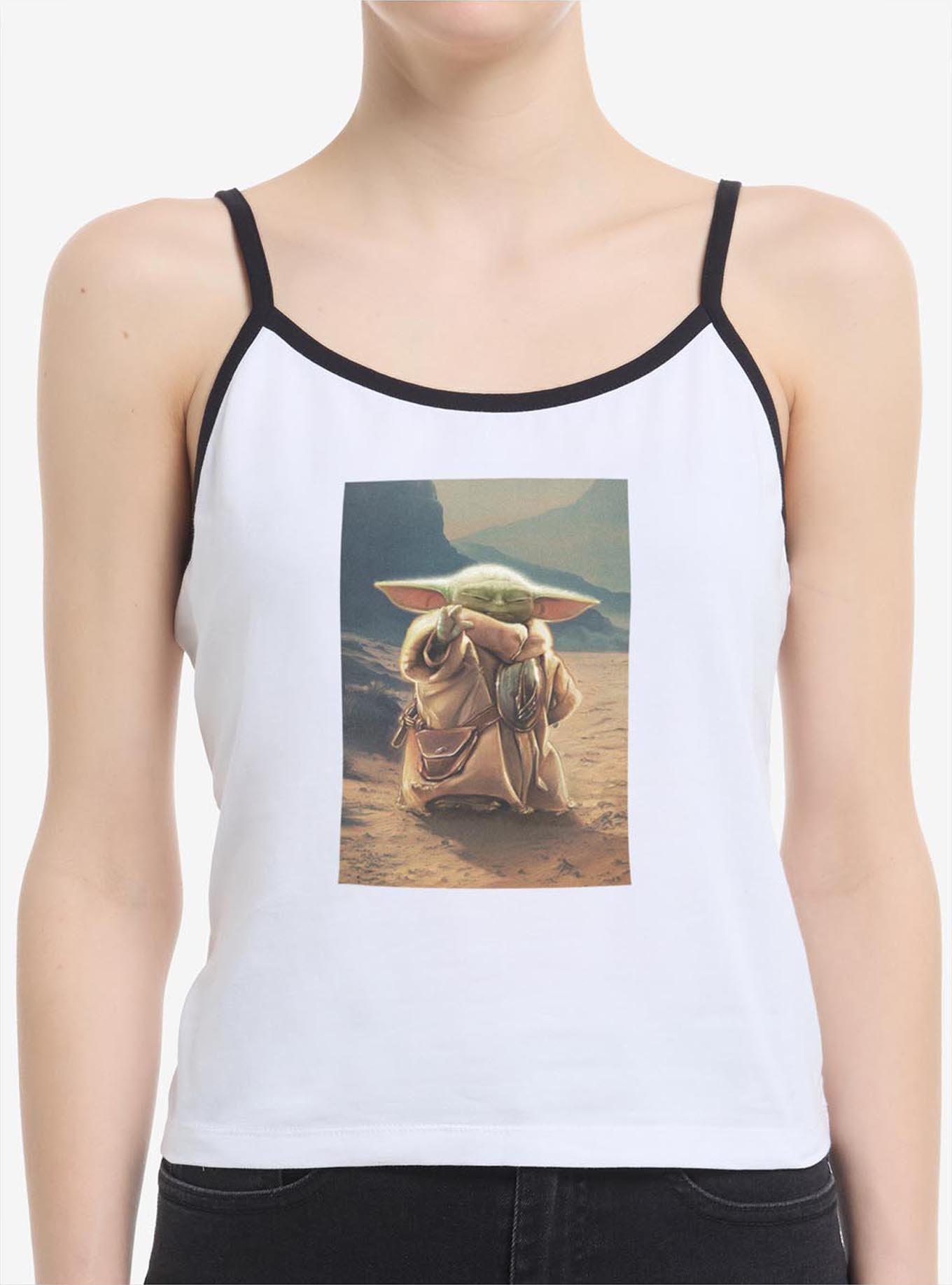 Star Wars: The Mandalorian And Grogu With Force Poster Womens Cami