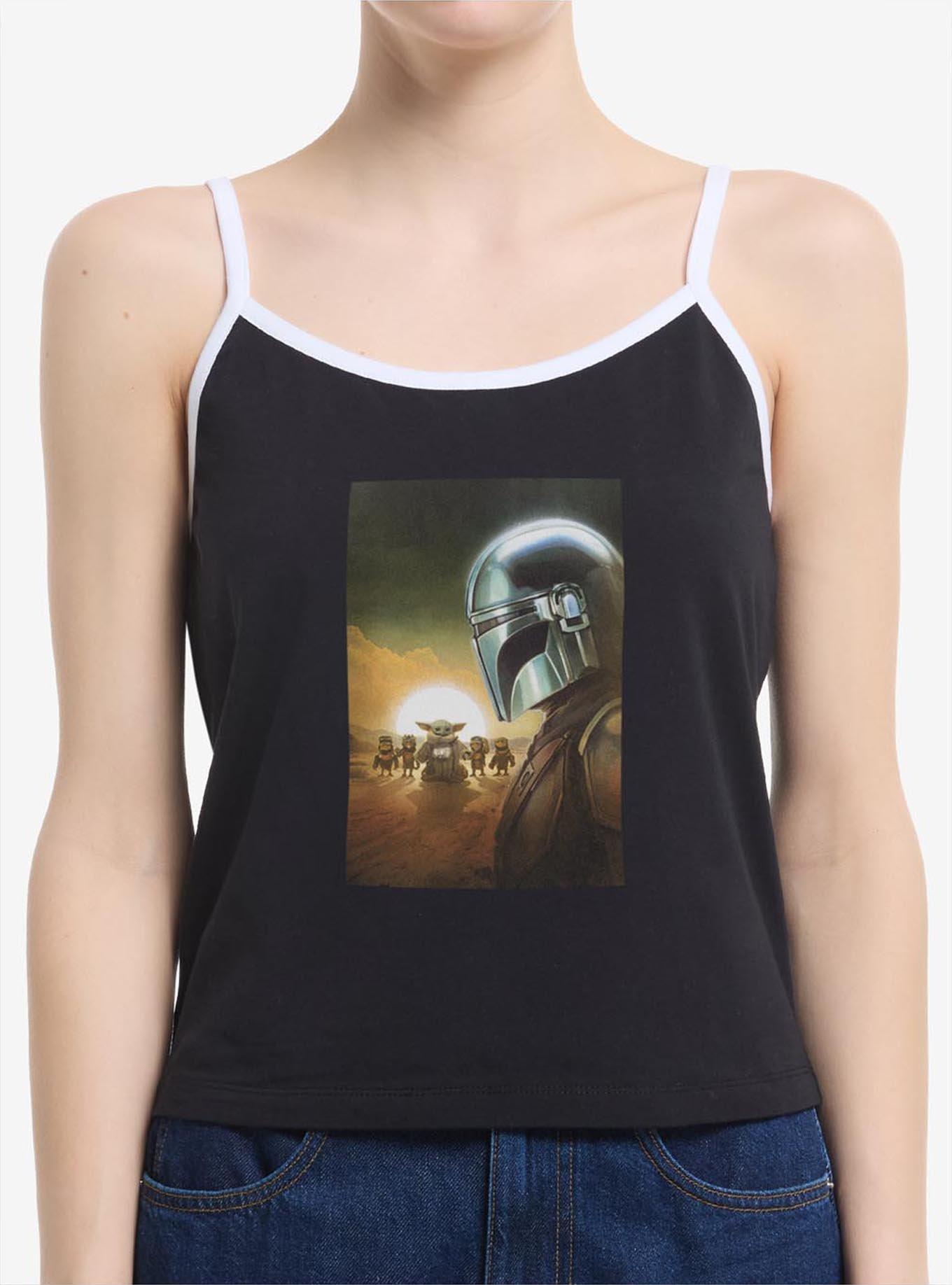 Star Wars: The Mandalorian And Grogu Most Wanted Poster Womens Cami, , hi-res