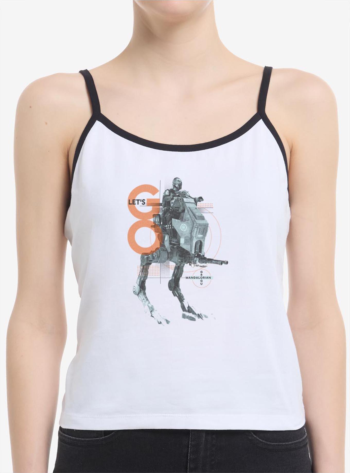 Star Wars: The Mandalorian And Grogu Let's Go Grogu & The Mandalorian Womens Cami, , hi-res