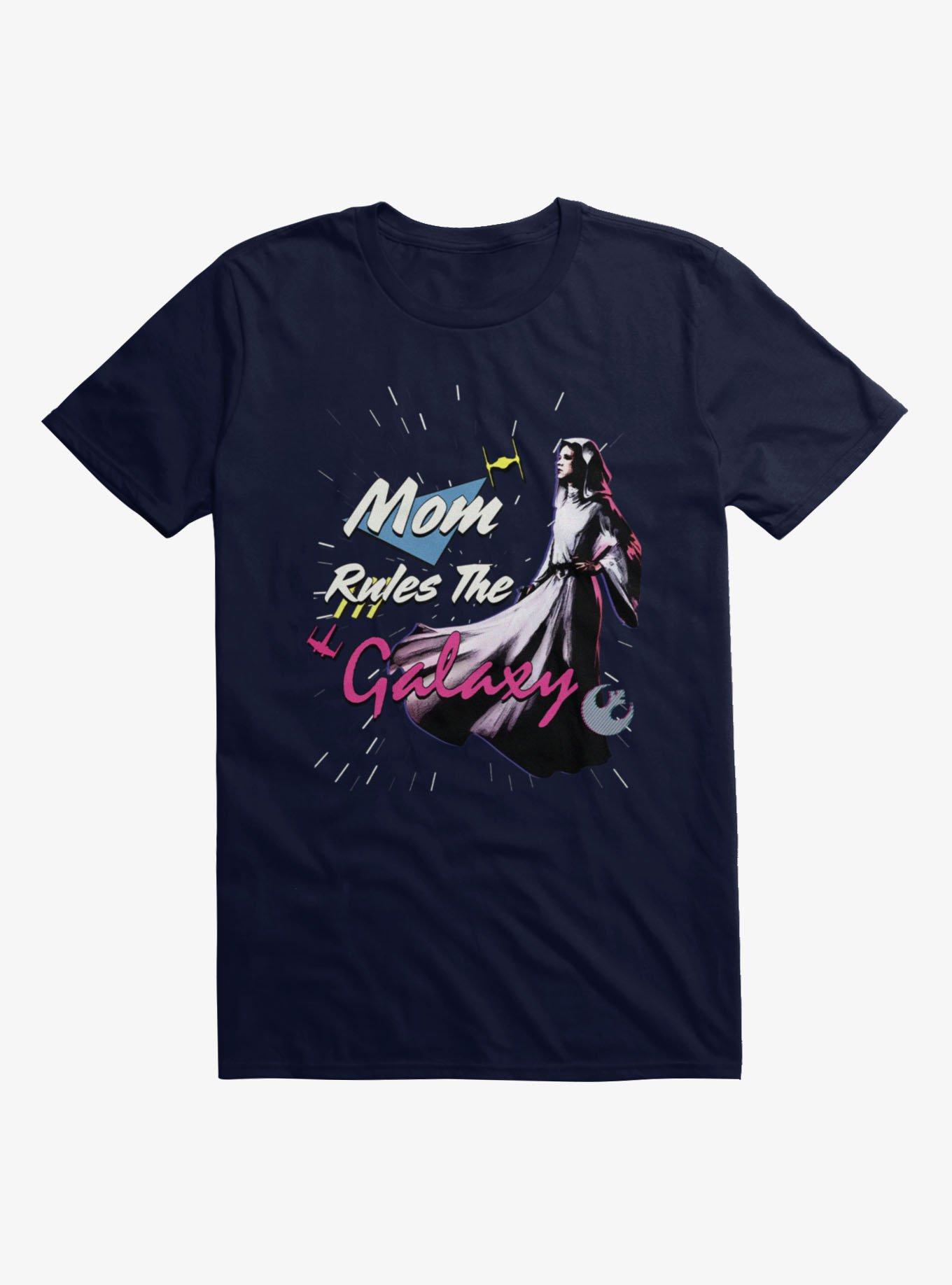 Star Wars Mom Rules The Galaxy Leia T-Shirt, , hi-res