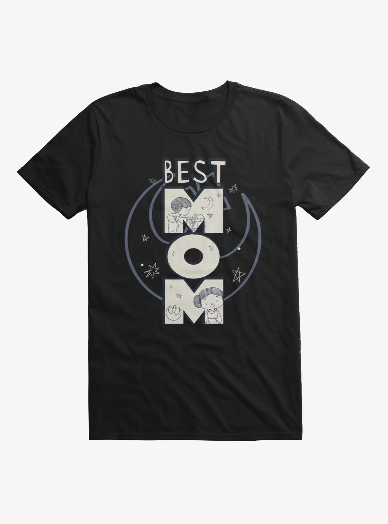 Star Wars Best Mom Leia Rebel T-Shirt, , hi-res
