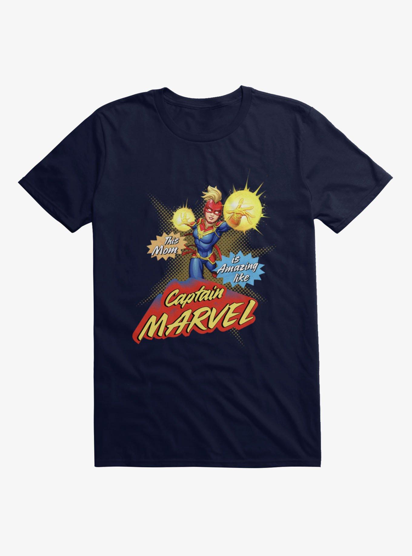 Marvel Mom Is Amazing Captain Marvel T-Shirt, , hi-res