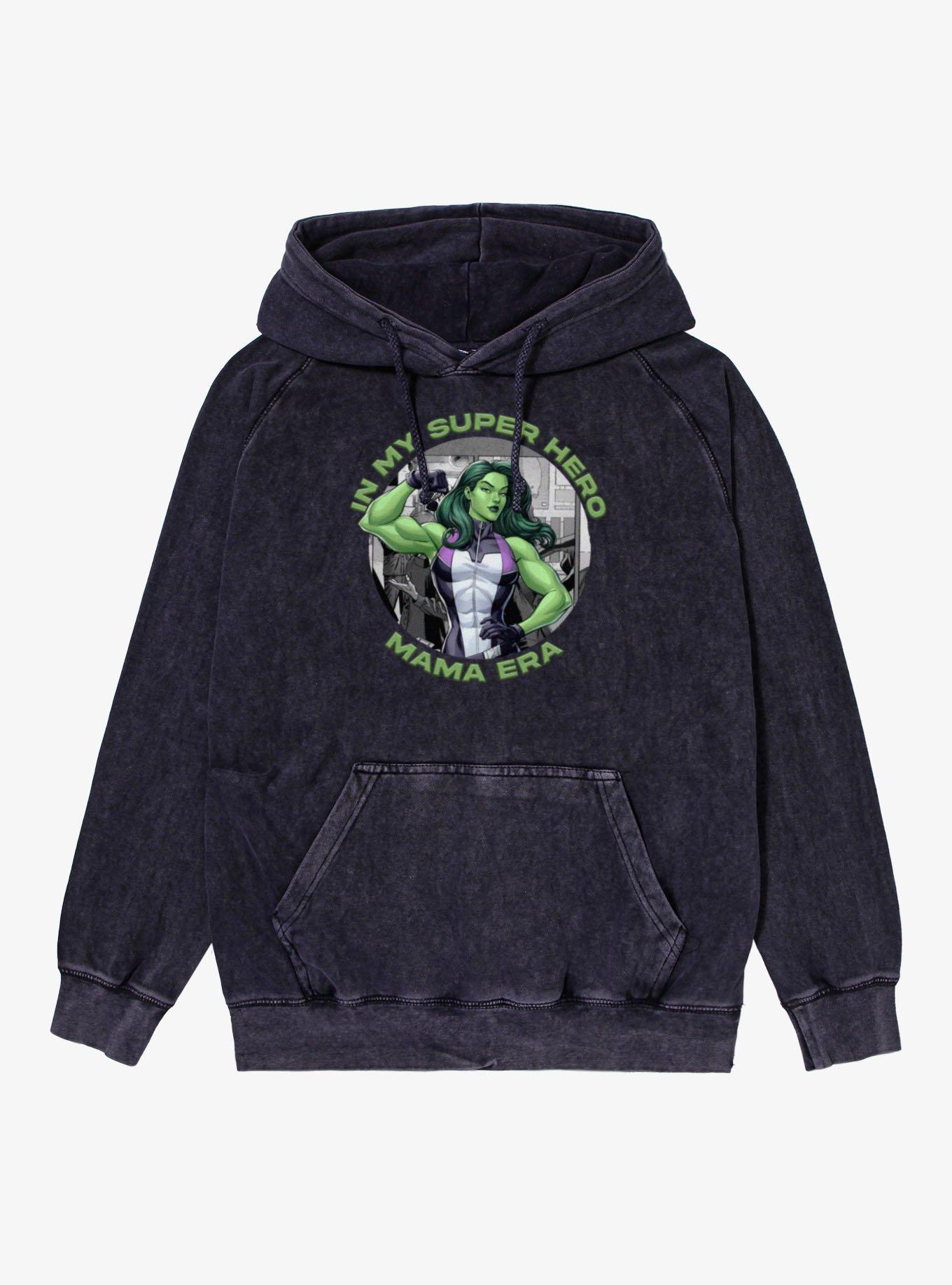 Marvel Super Mom Era She-Hulk Mineral Wash Hoodie, , hi-res