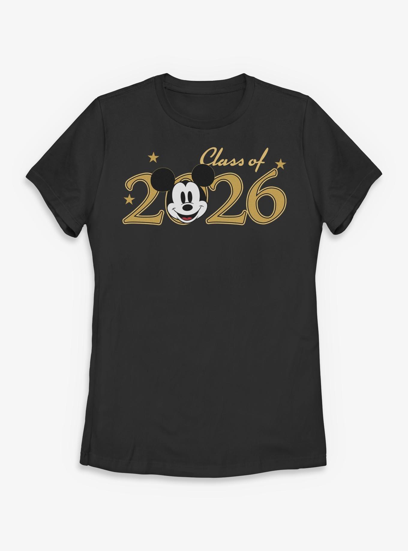 Disney Mickey Mouse Class Of 2026 Stars Womens T-Shirt, , hi-res
