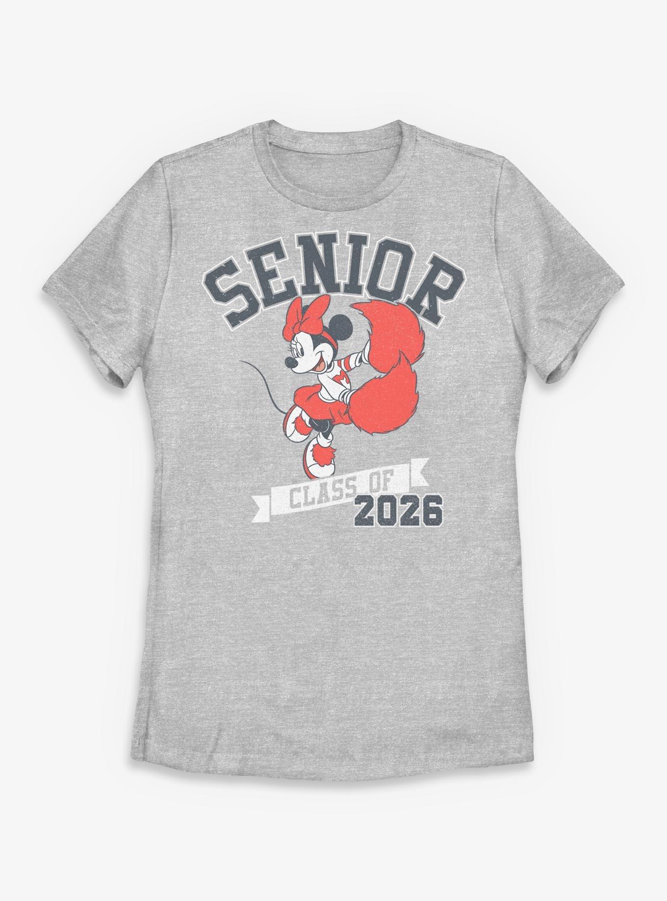 Disney Minnie Mouse Senior Class Of 2026 Womens T-Shirt, , hi-res