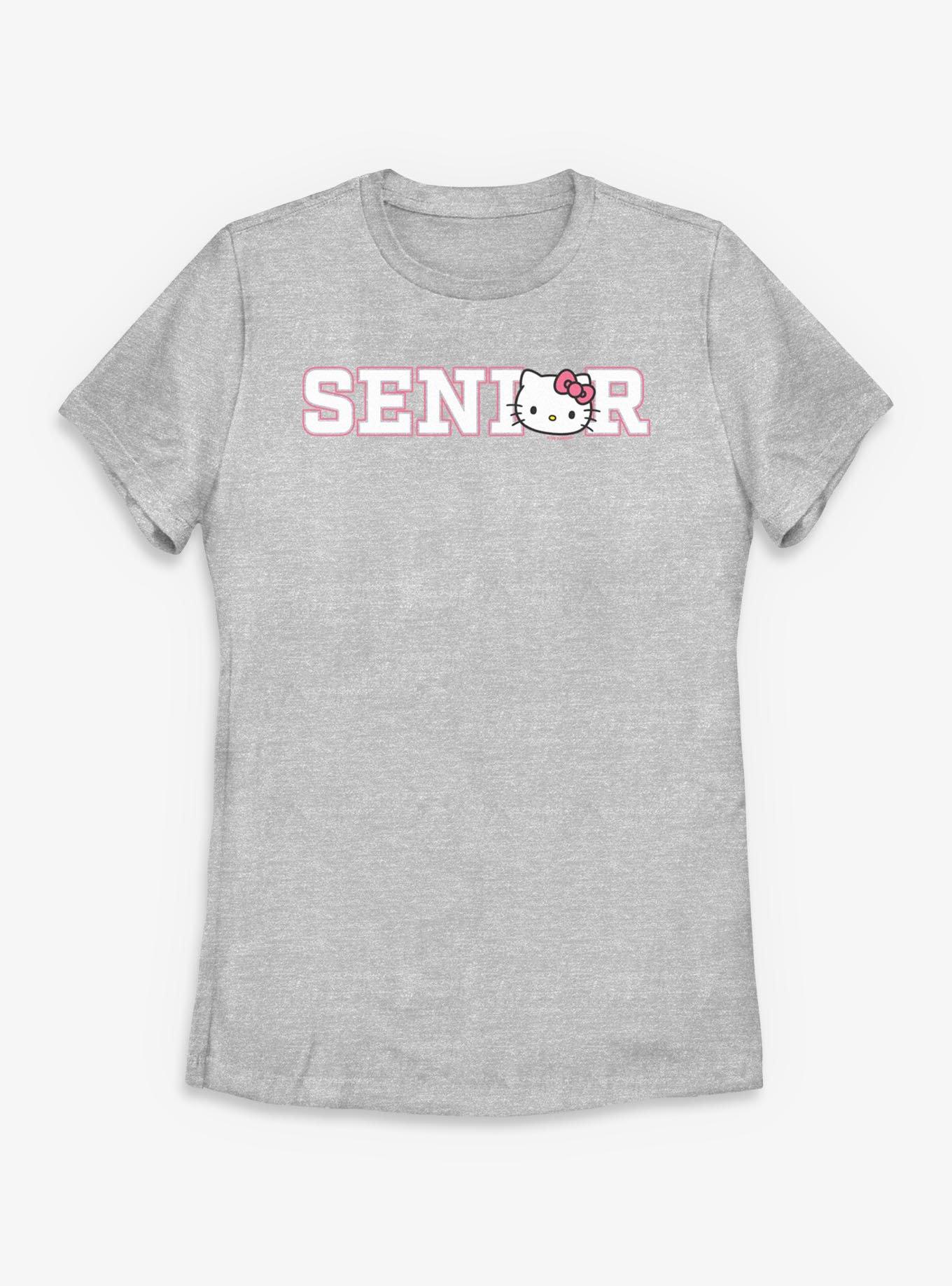 Hello Kitty Head Senior Class Womens T-Shirt