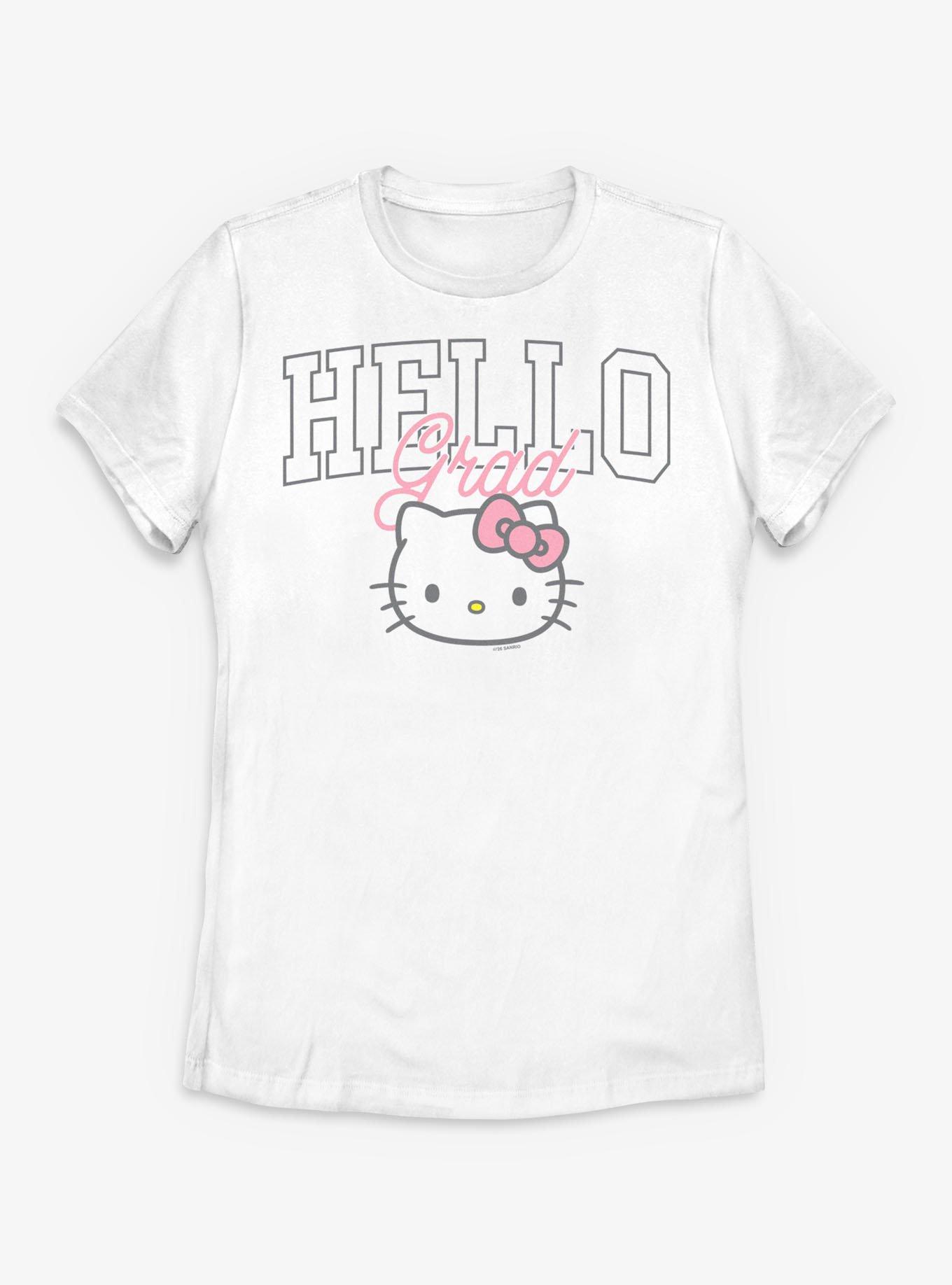 Hello Kitty Head Hello Grad Womens T-Shirt, , hi-res