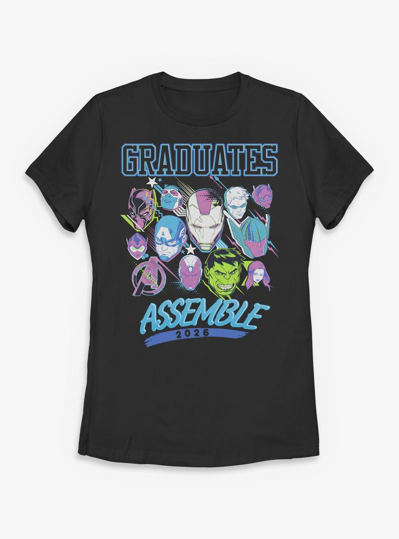 Marvel Avengers Graduates Assemble 2026 Womens T-Shirt, , hi-res