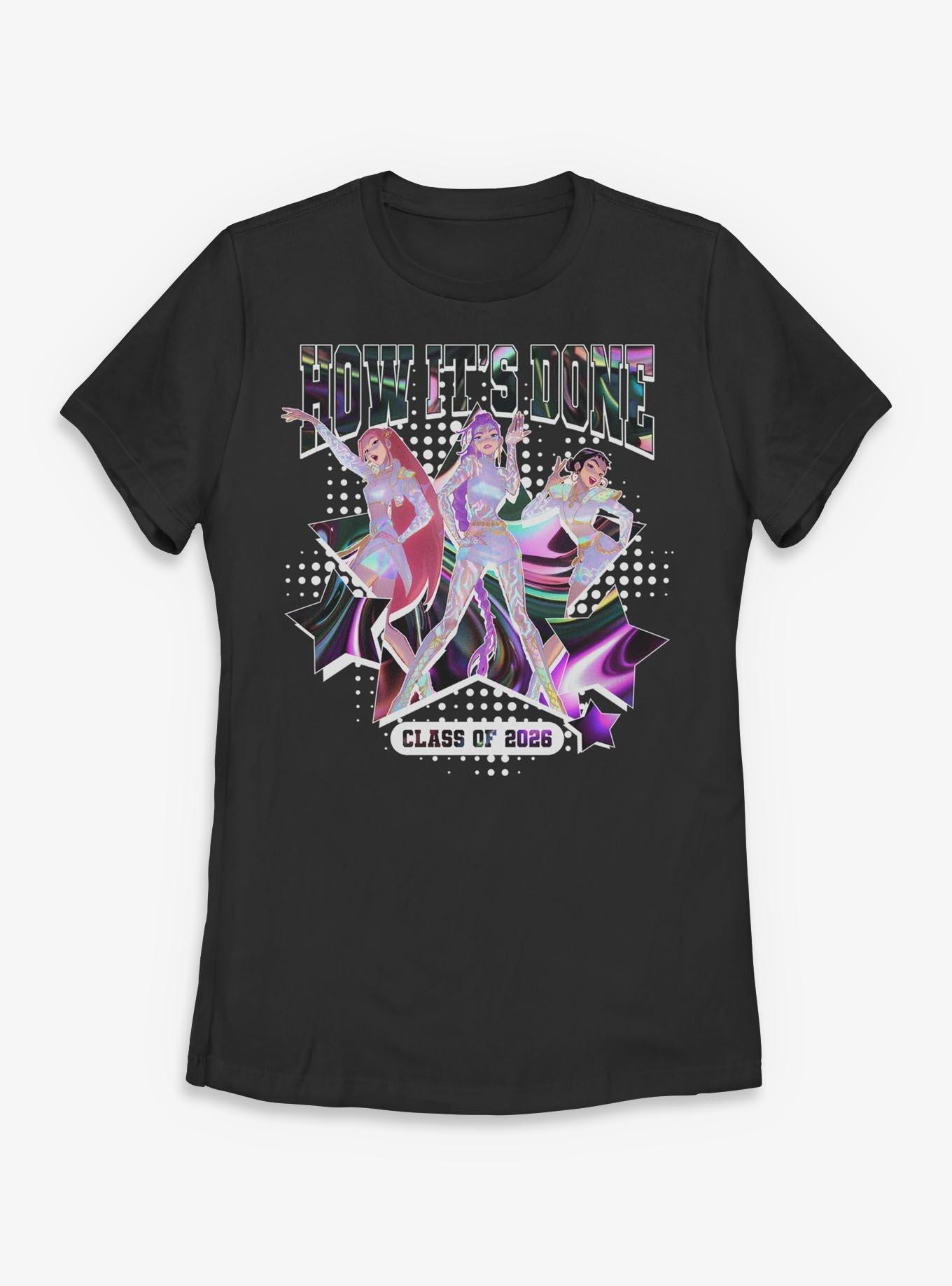 KPop Demon Hunters How It's Done Class Of 2026 Womens T-Shirt, , hi-res