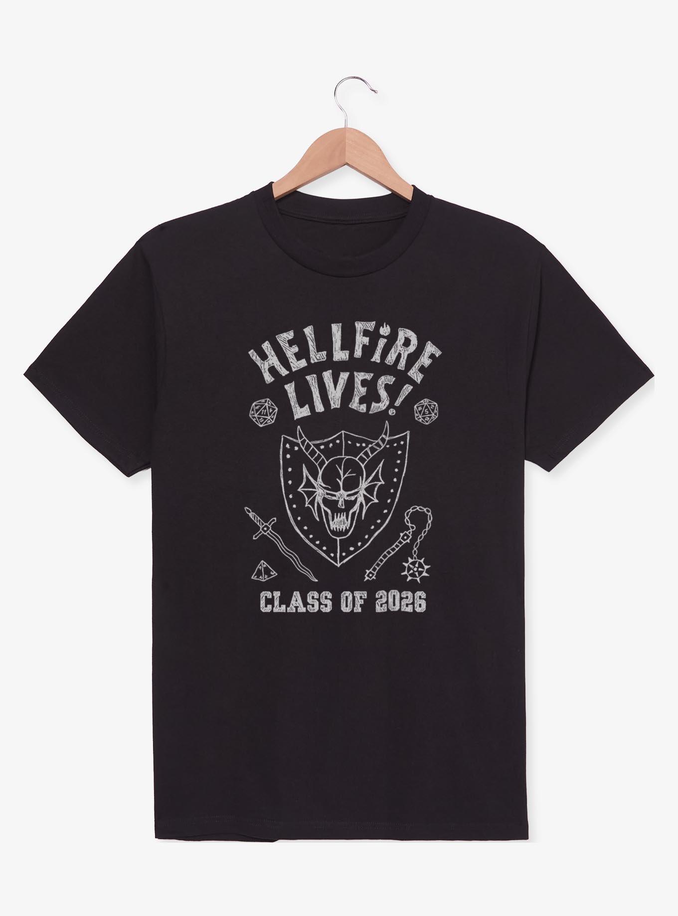 Stranger Things Hellfire Lives Class Of 2026 T-Shirt, , hi-res
